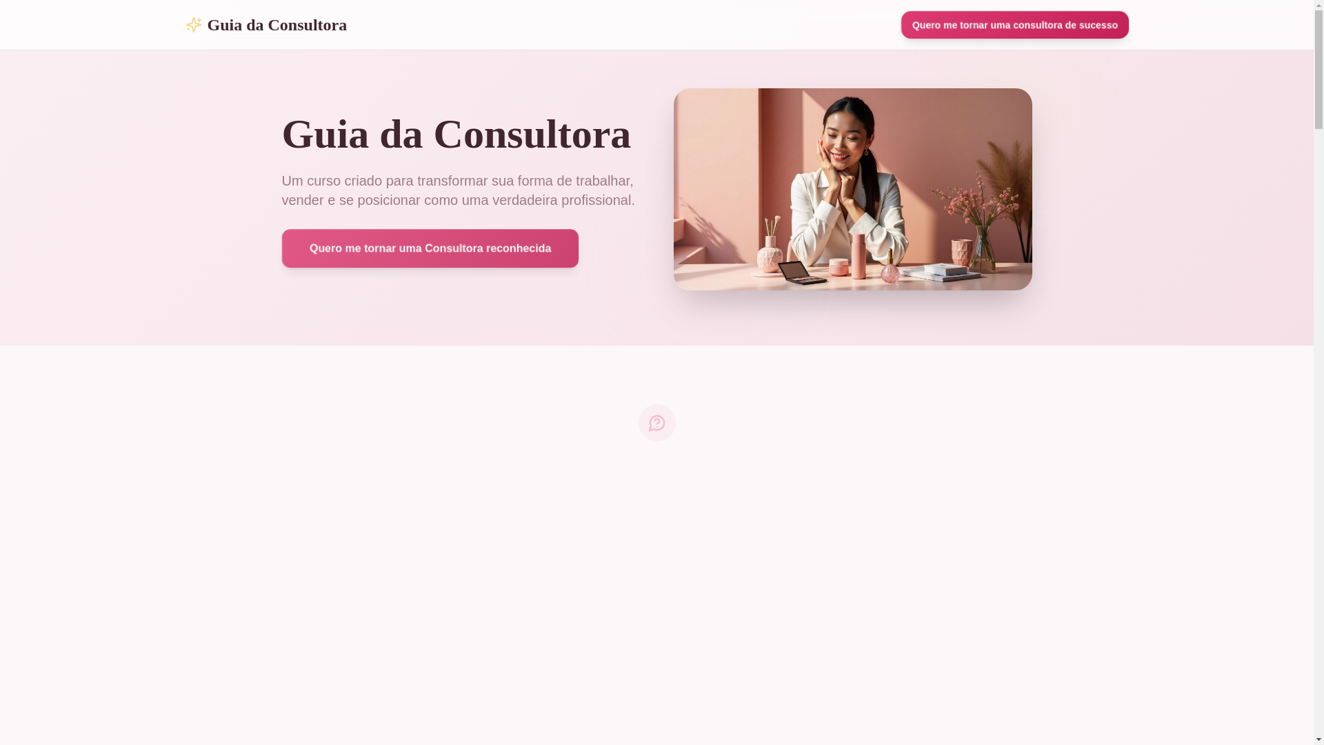 website screenshot of https://guiadaconsultora.pages.dev/