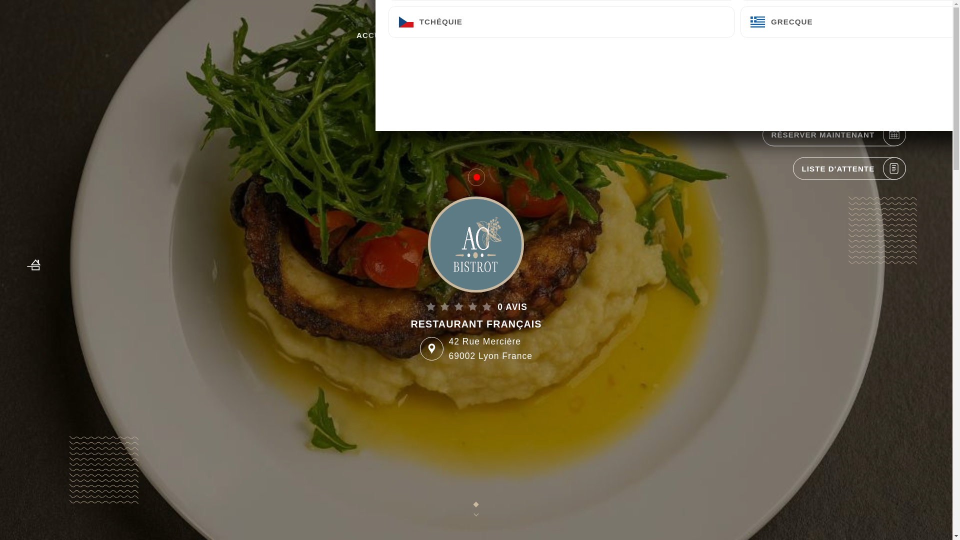 website screenshot of https://bistrotancre.fr/