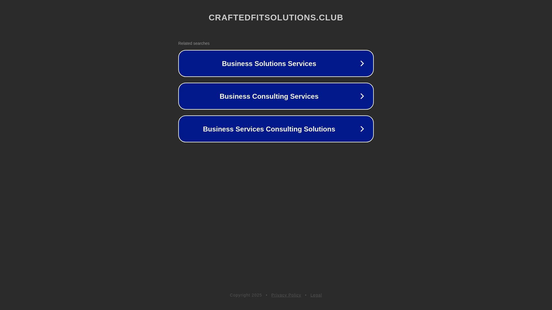 website screenshot of https://craftedfitsolutions.club/