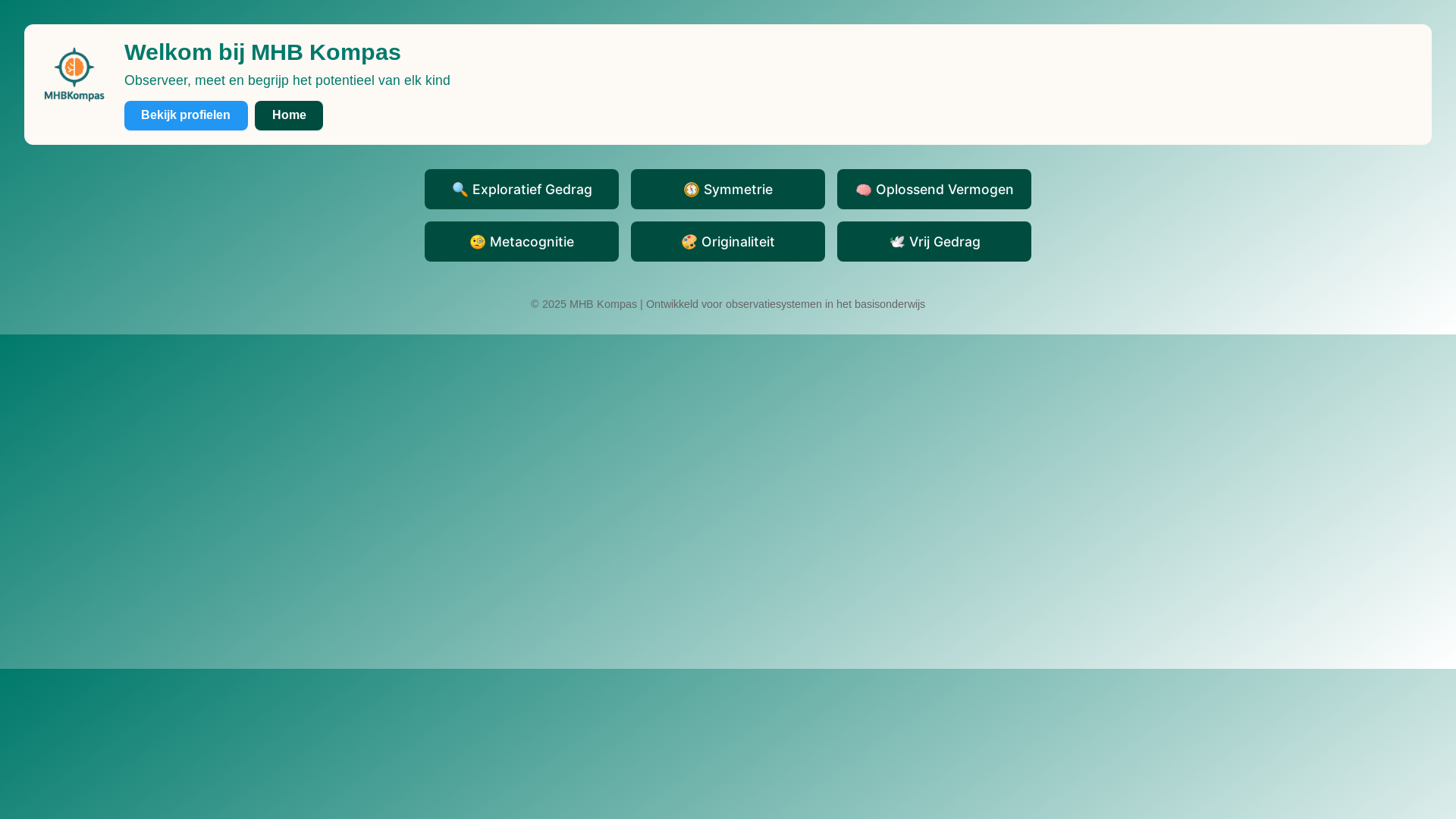 website screenshot of https://mhbkompas.nl/
