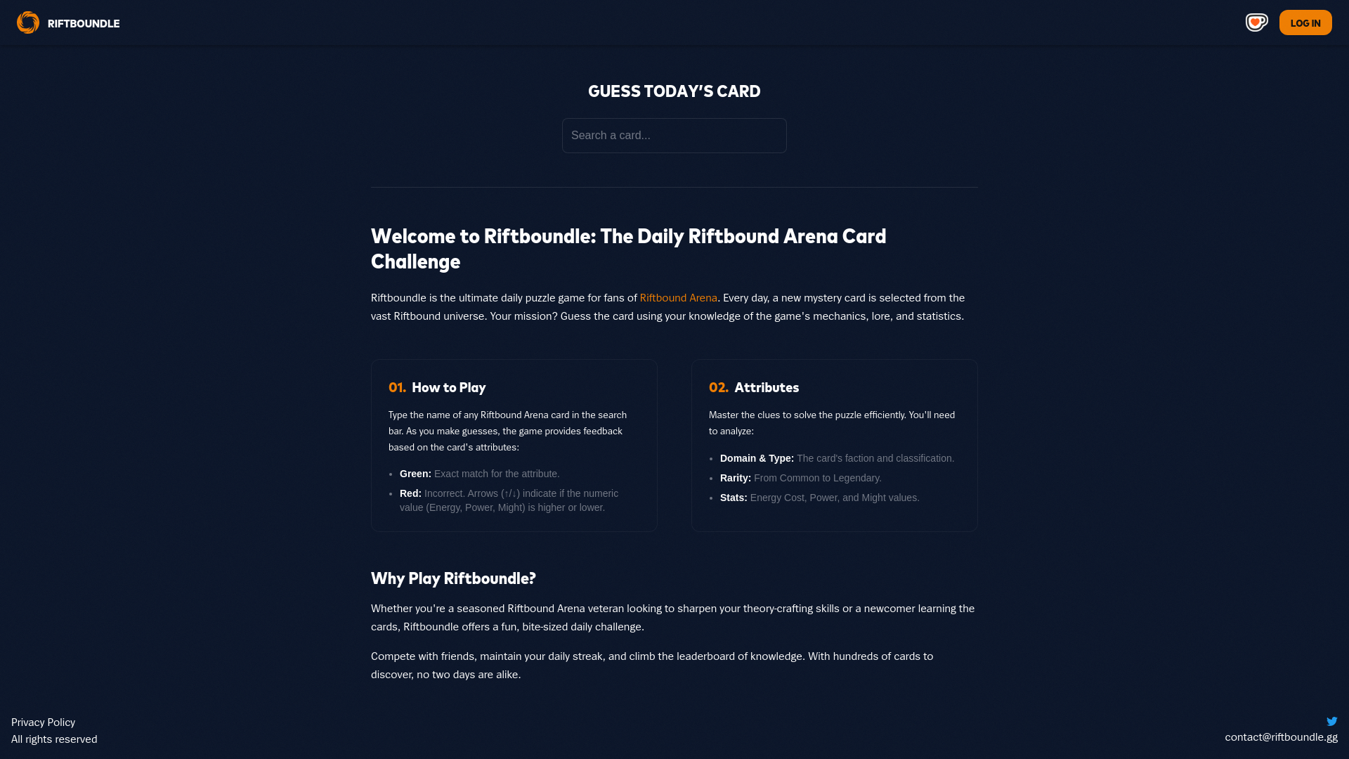 website screenshot of https://riftboundle.gg/