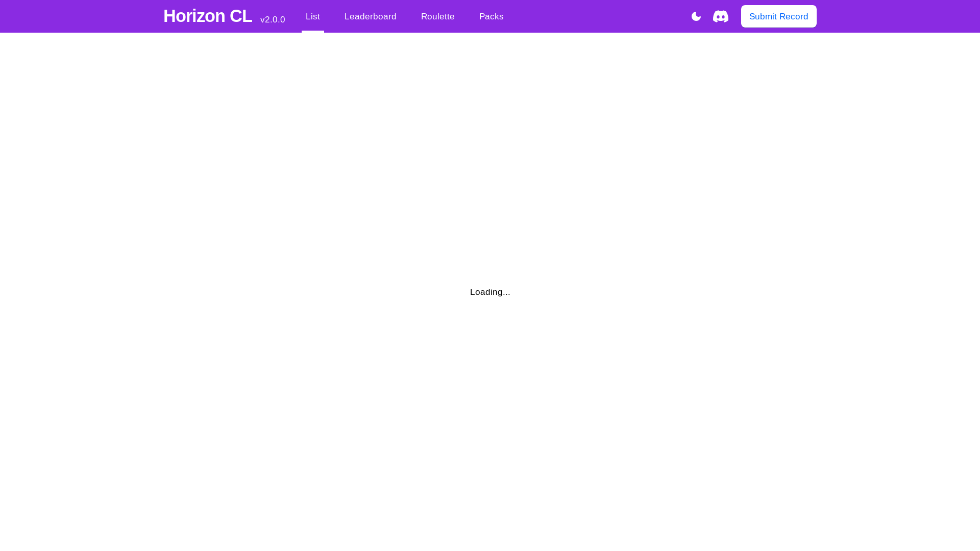 website screenshot of https://horizonlisttest.pages.dev/