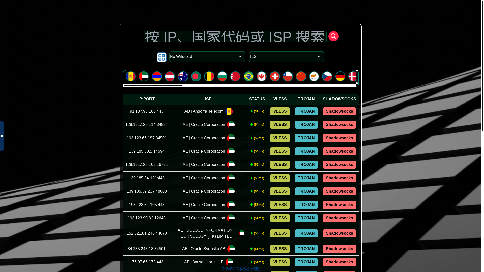 website screenshot of https://cloudflare-workers-pages-vpn-8g2.pages.dev/