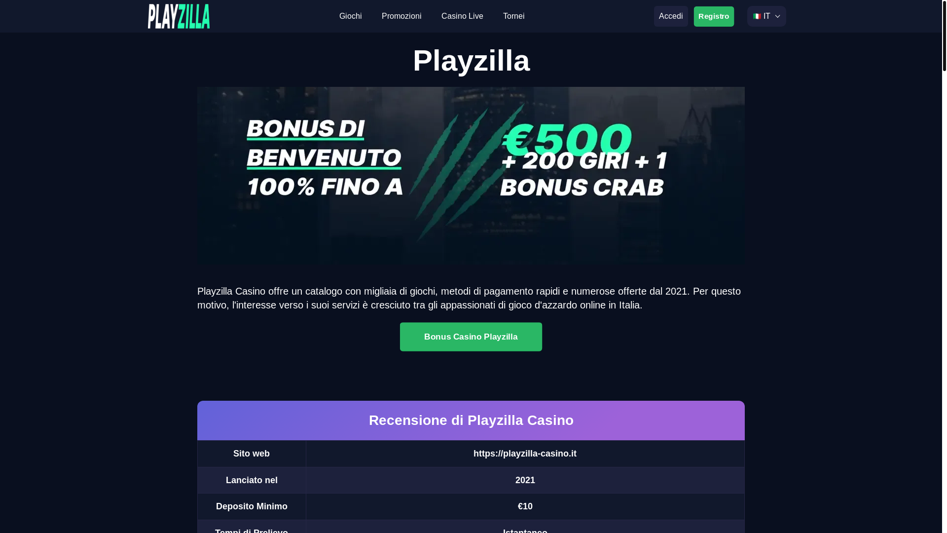 website screenshot of https://playzilla-casino-it-2545.pages.dev/