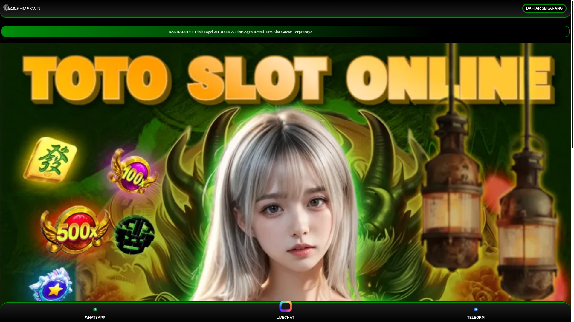 website screenshot of https://bandar-toto-919.pages.dev/