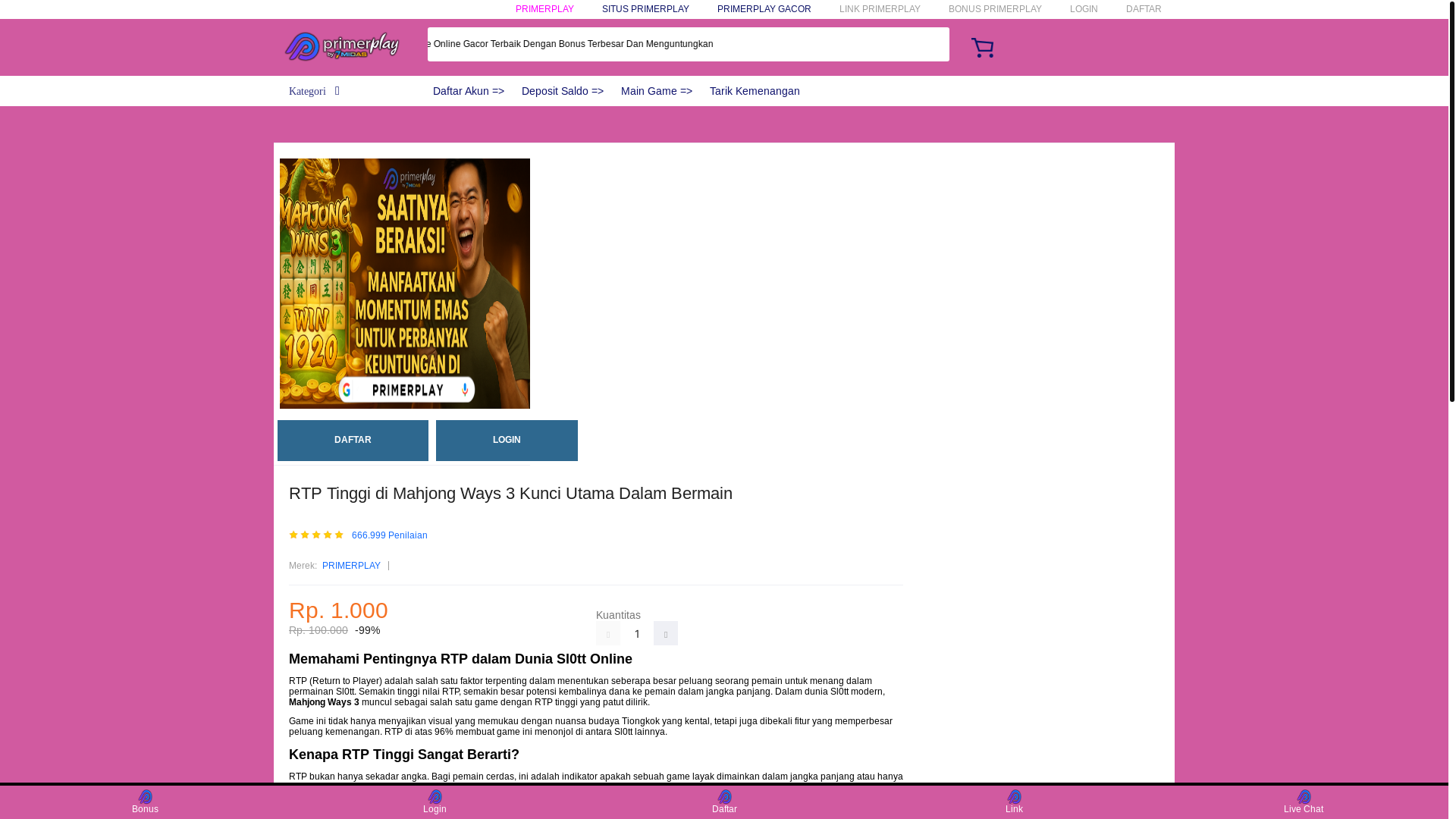 website screenshot of https://rtp-tinggi-kunci-utama-dalam-bermain.pages.dev/