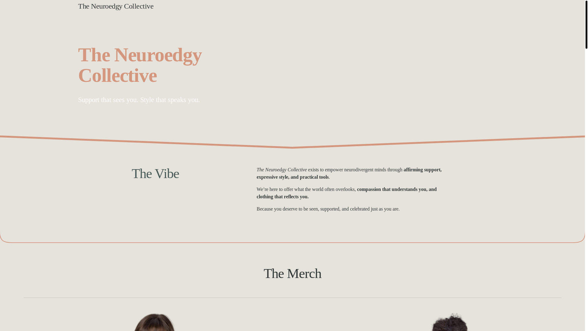 website screenshot of https://theneuroedgycollective.com/