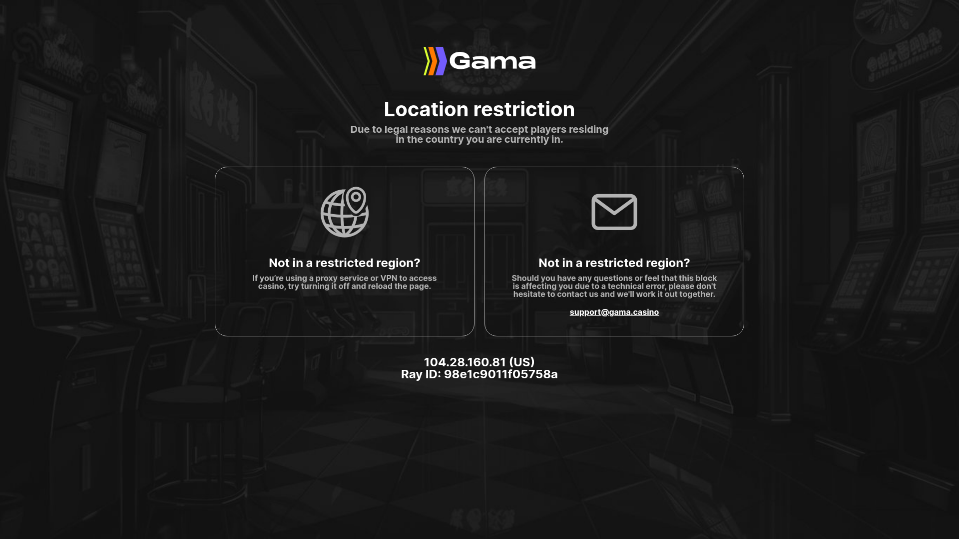 website screenshot of https://gama-ru-x.top/
