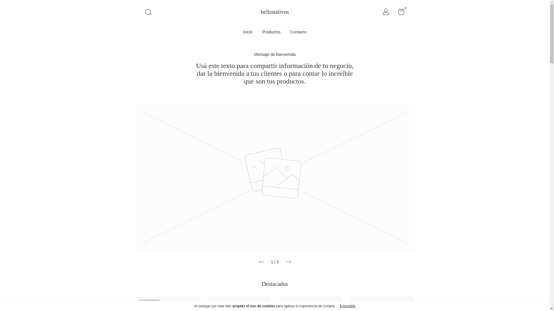 website screenshot of https://hellonativos.com.ar/
