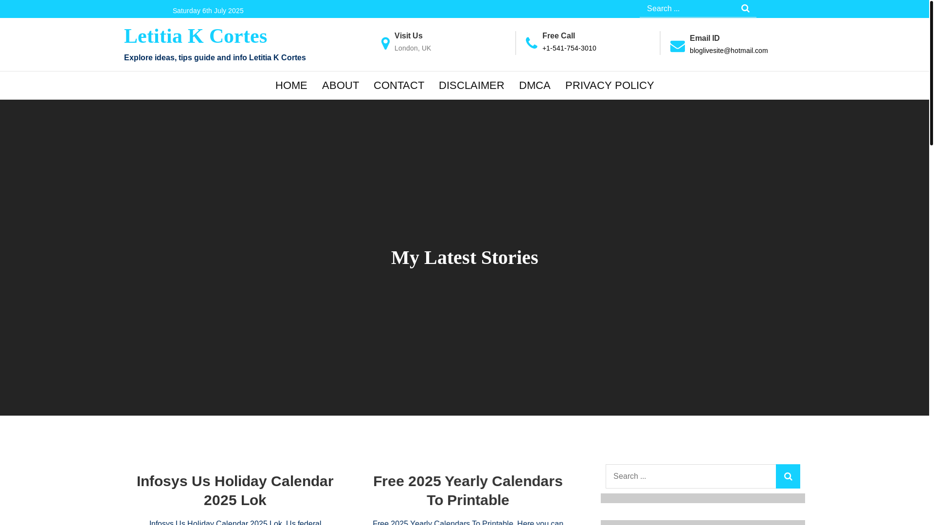 website screenshot of https://letitiakcortese.pages.dev/
