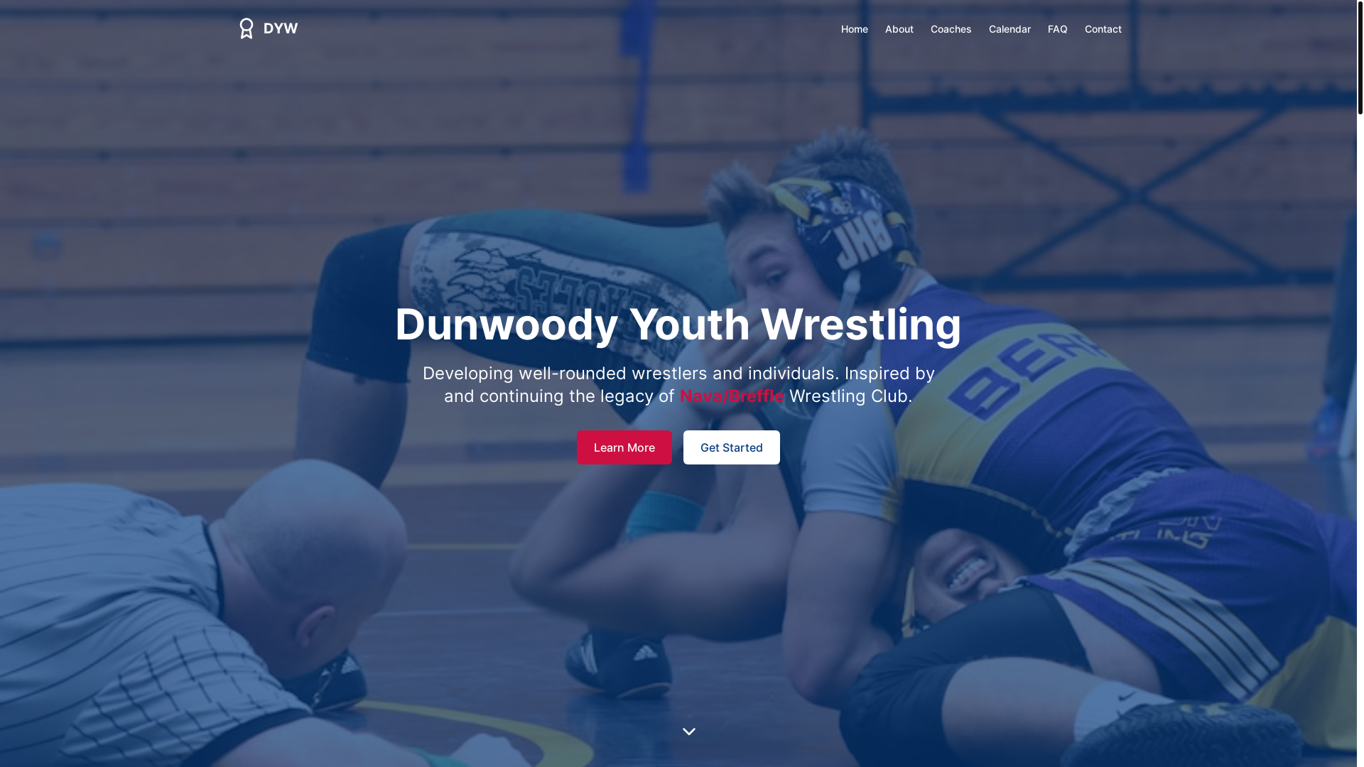 website screenshot of https://wildcatyouthwrestling.com/