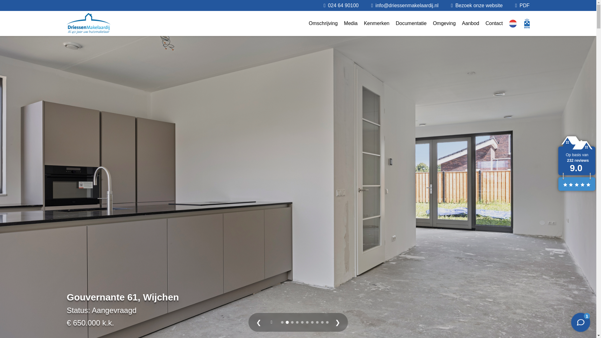 website screenshot of https://gouvernante61.nl/