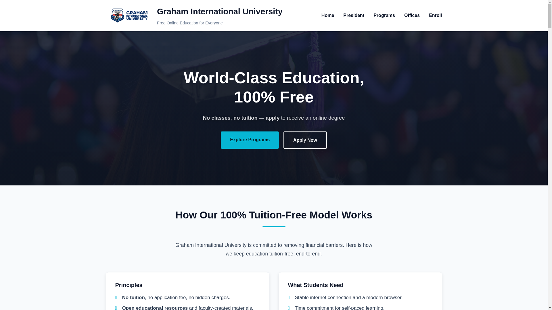 website screenshot of https://giu-university.pages.dev/