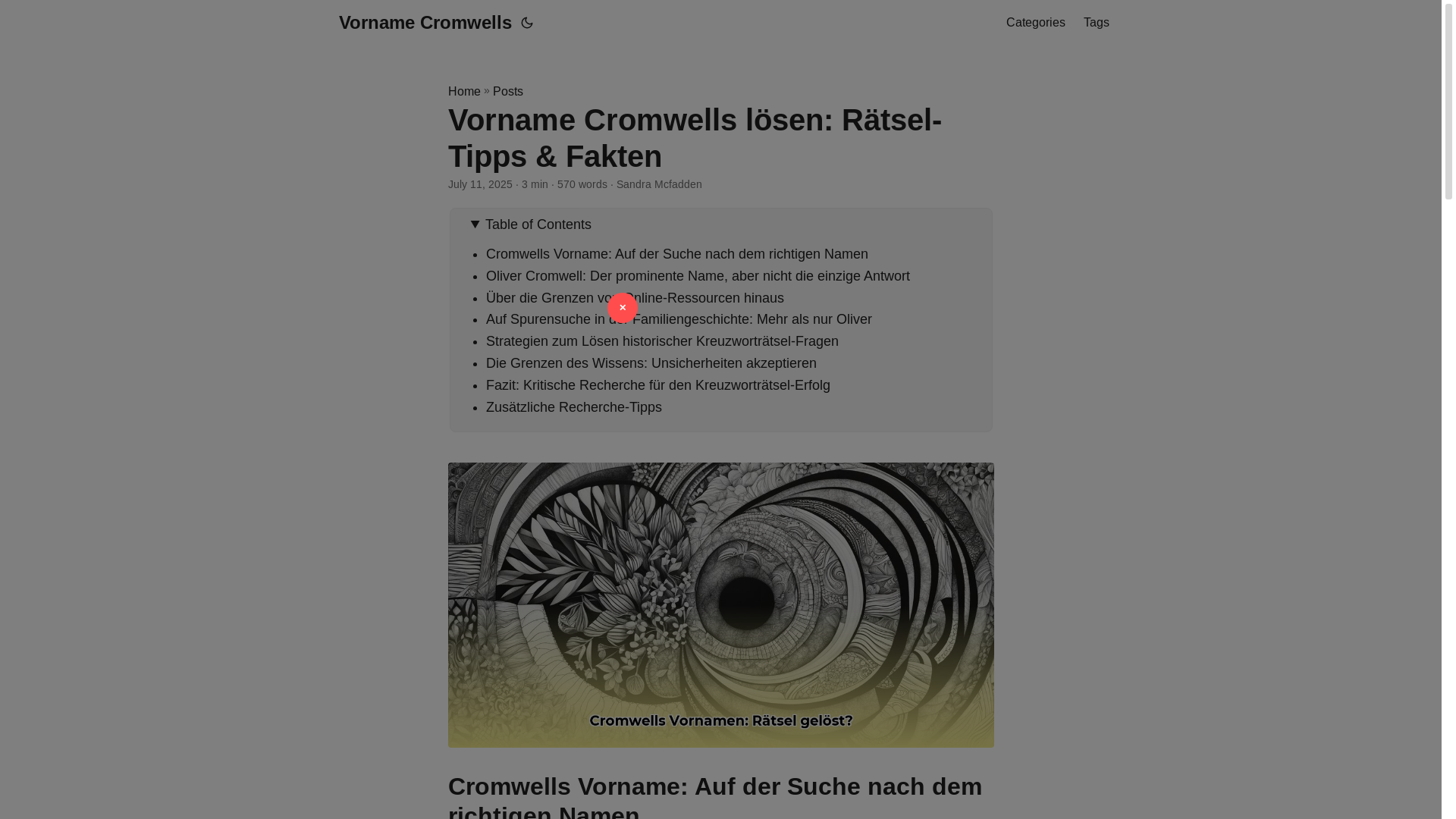website screenshot of https://vorname-cromwells.pages.dev/