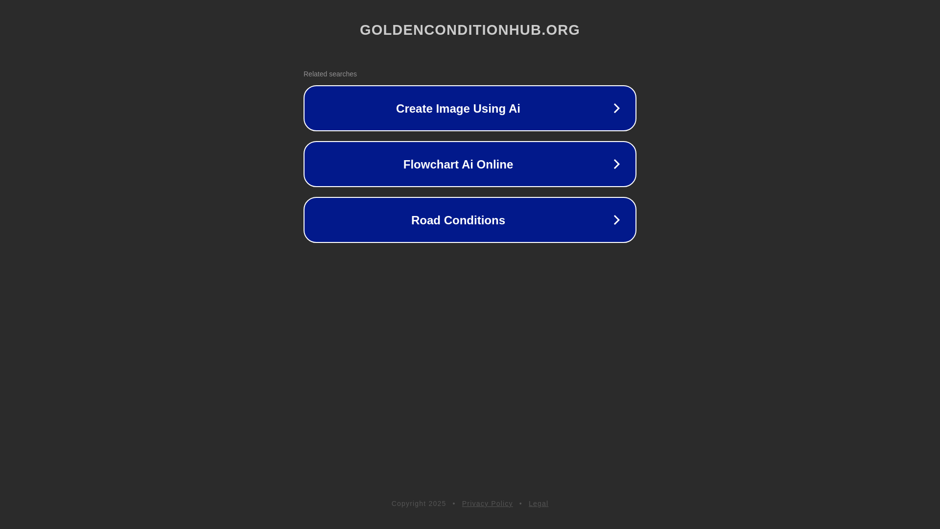 website screenshot of https://goldenconditionhub.org/