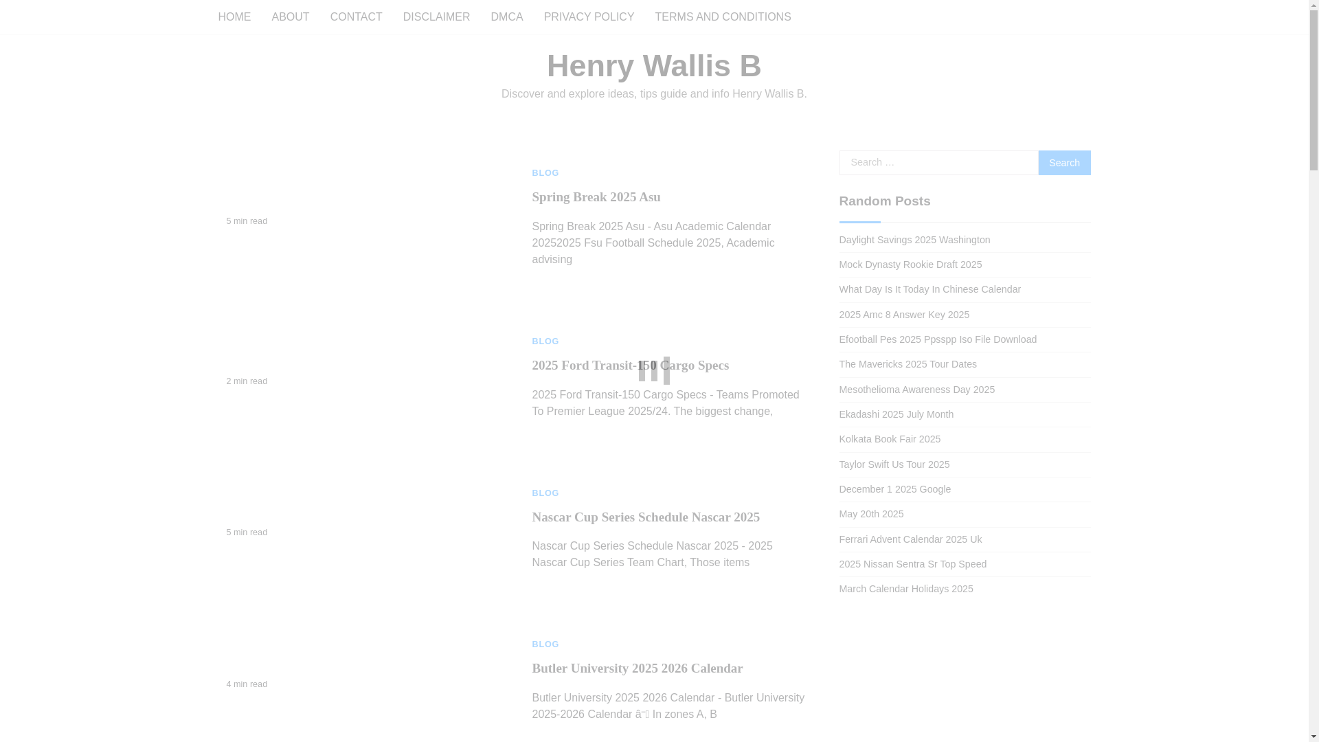 website screenshot of https://henrywallisb.pages.dev/