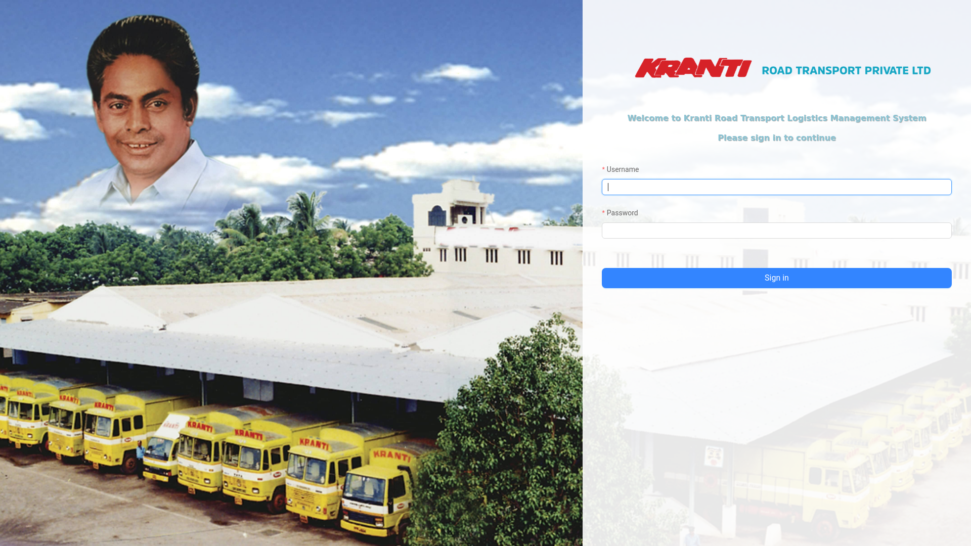 website screenshot of https://kranti.pages.dev/