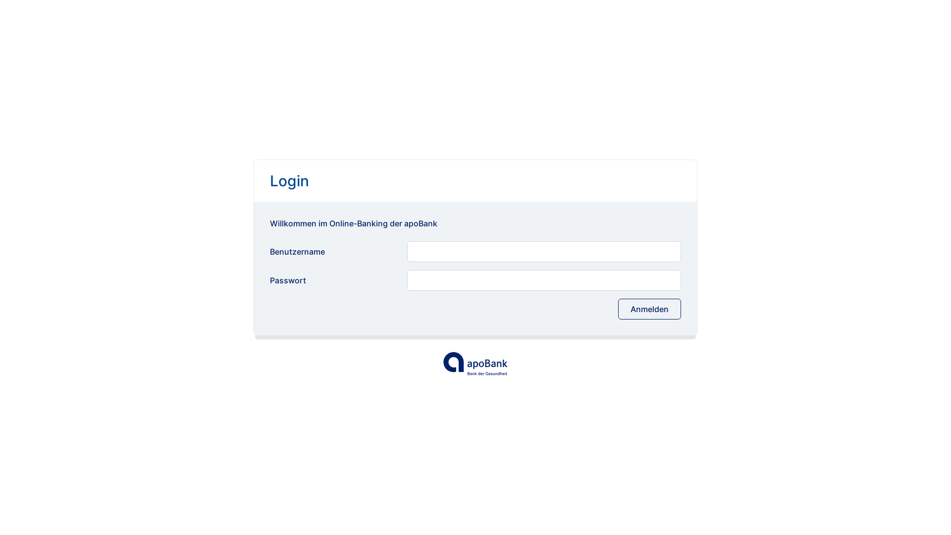 website screenshot of https://apobank-daten.com/