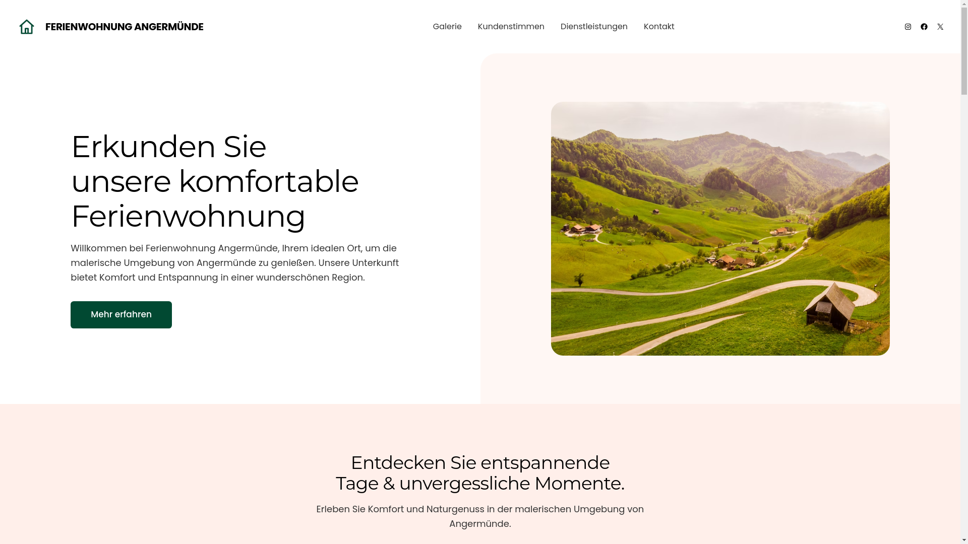 website screenshot of https://auszeit-angermuende.de/