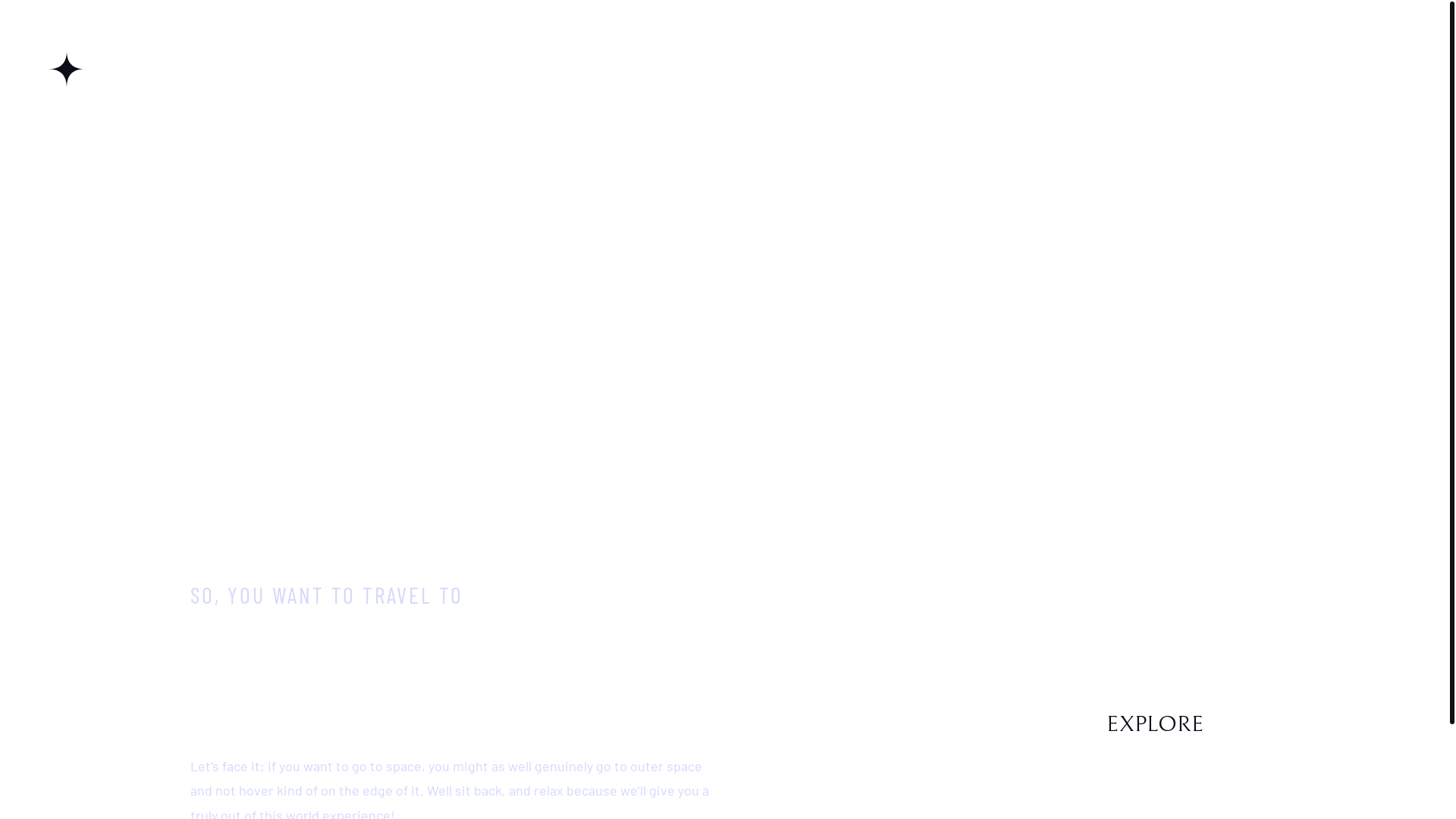 website screenshot of https://space-tourism.pages.dev/