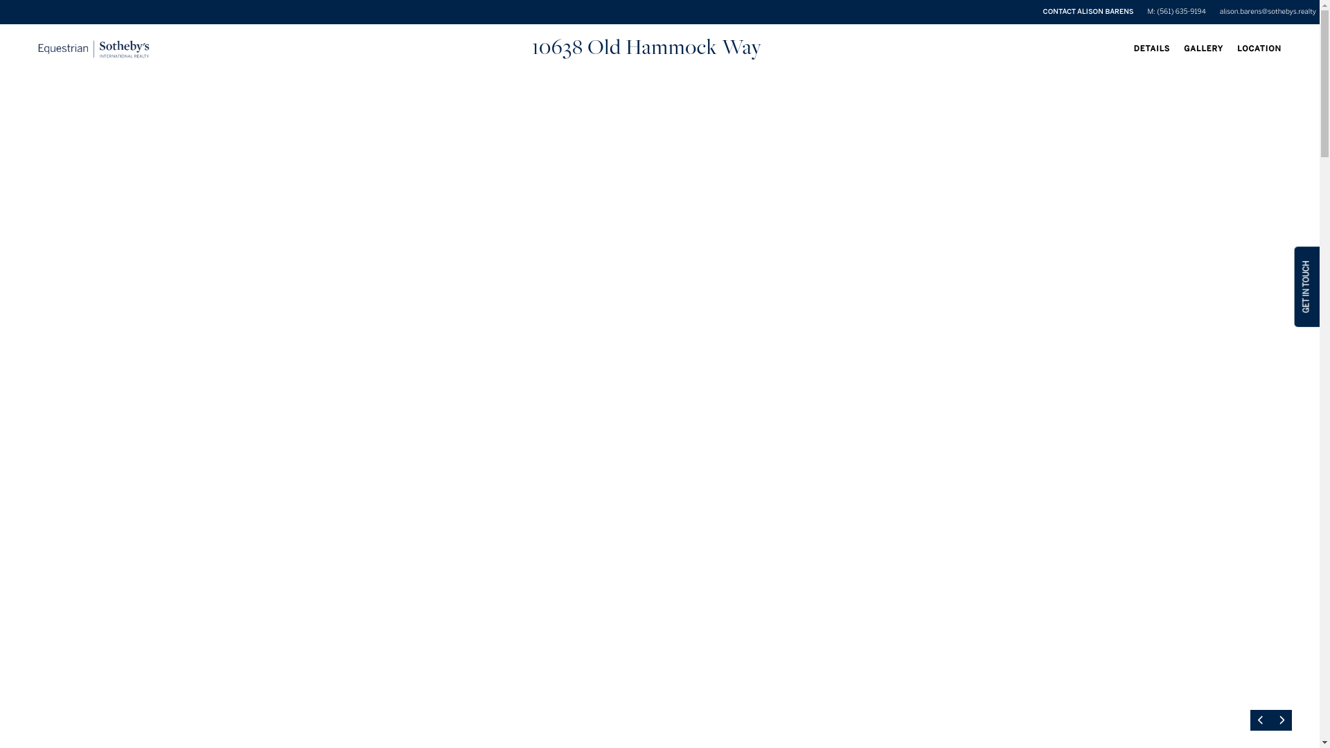 website screenshot of https://10638oldhammockway.com/