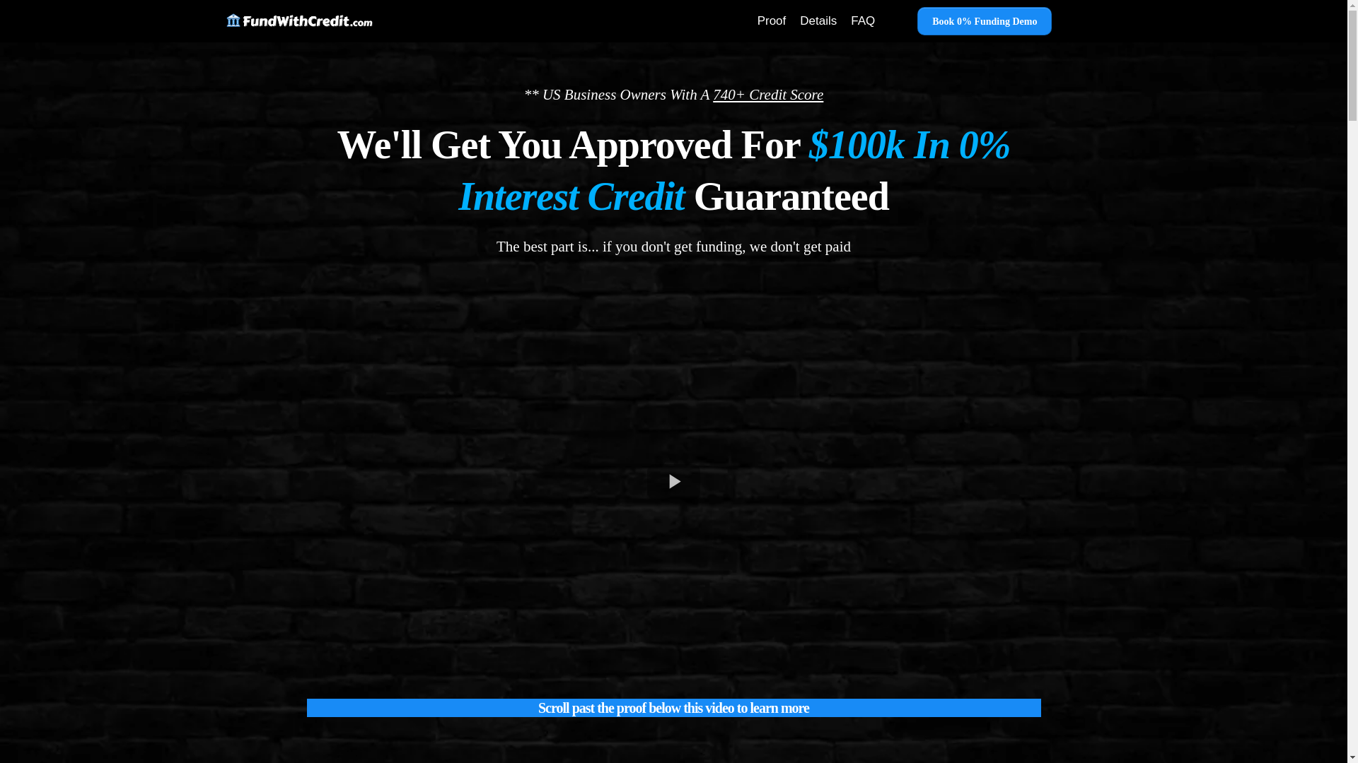 website screenshot of https://fastfundwithcredit.info/