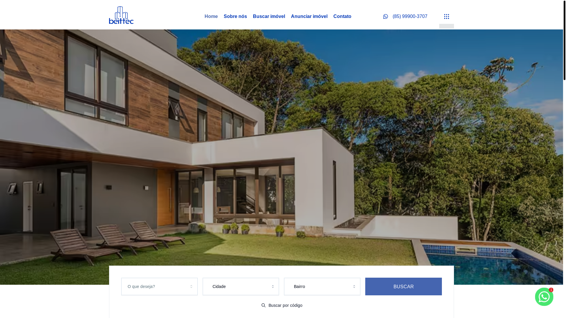 website screenshot of https://beittecimoveis.com.br/