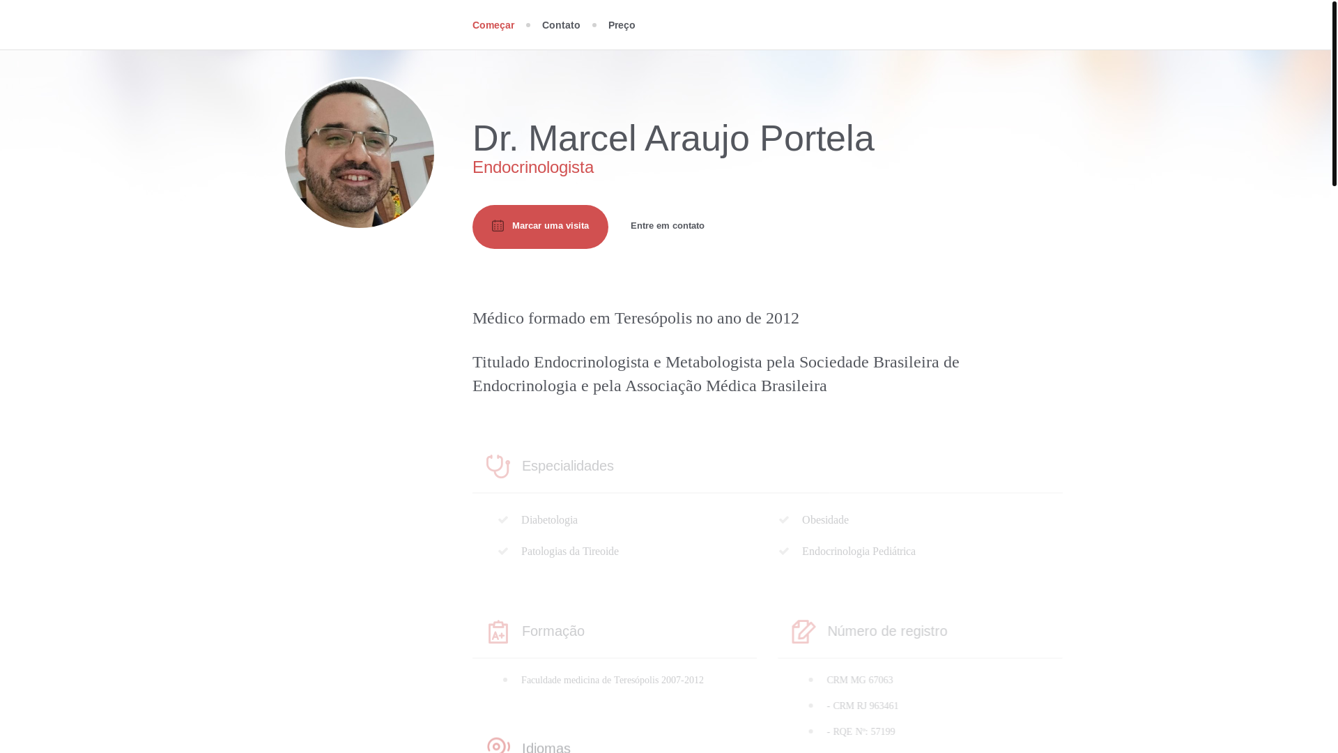 website screenshot of https://drmarcelportela.com/