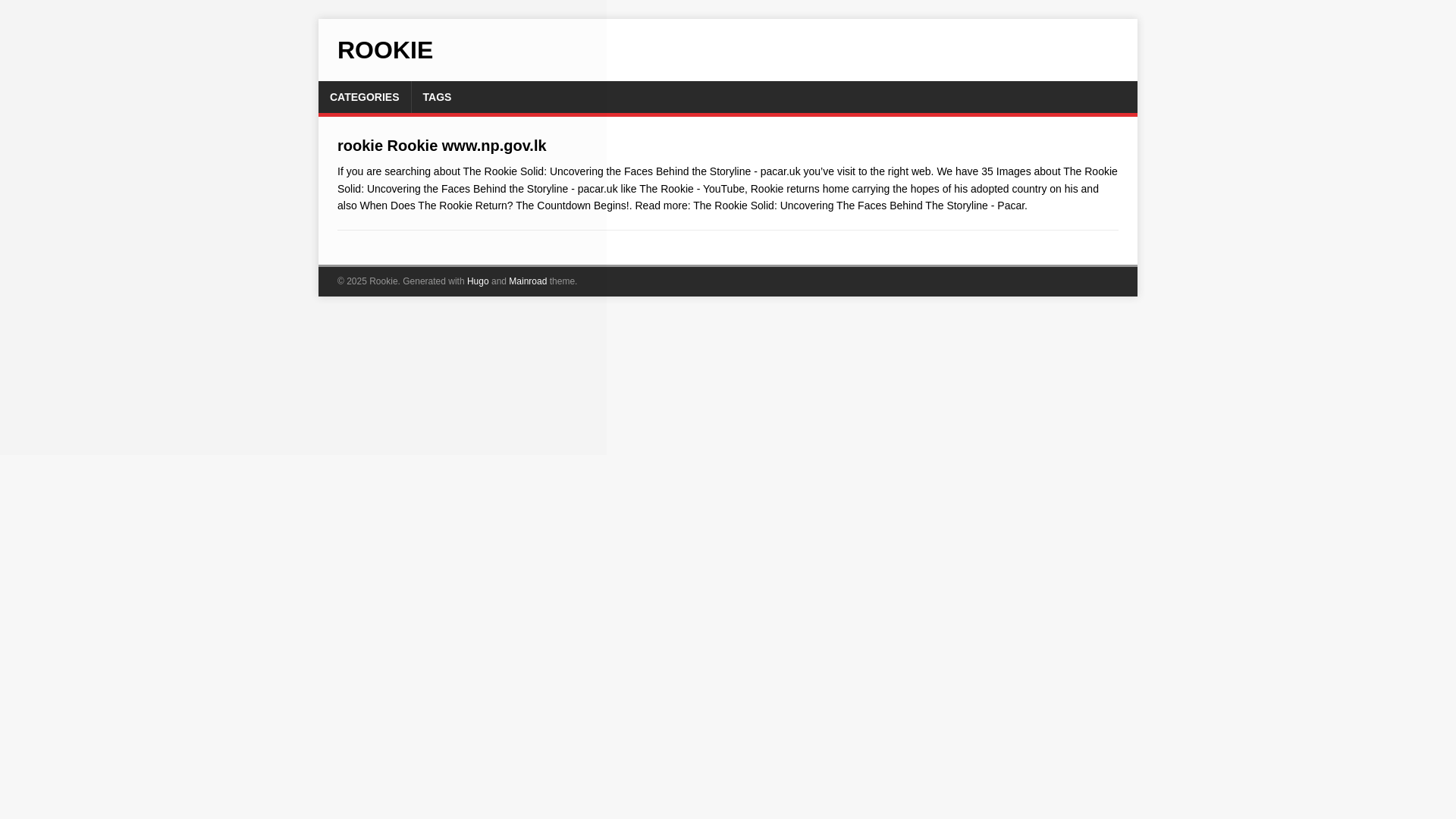 website screenshot of https://rookie20250918.pages.dev/