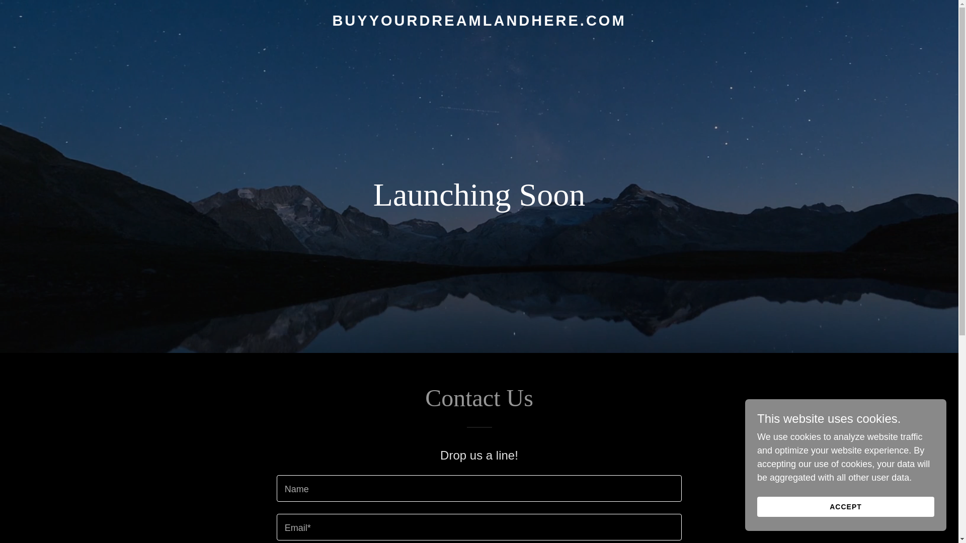 website screenshot of https://buyyourdreamlandhere.com/