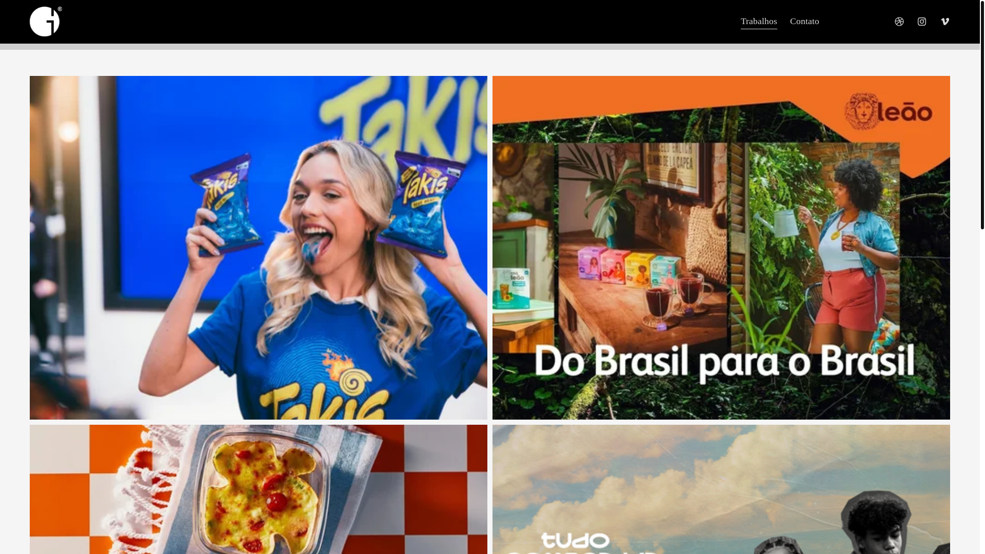 website screenshot of https://giovannazamuner.com/