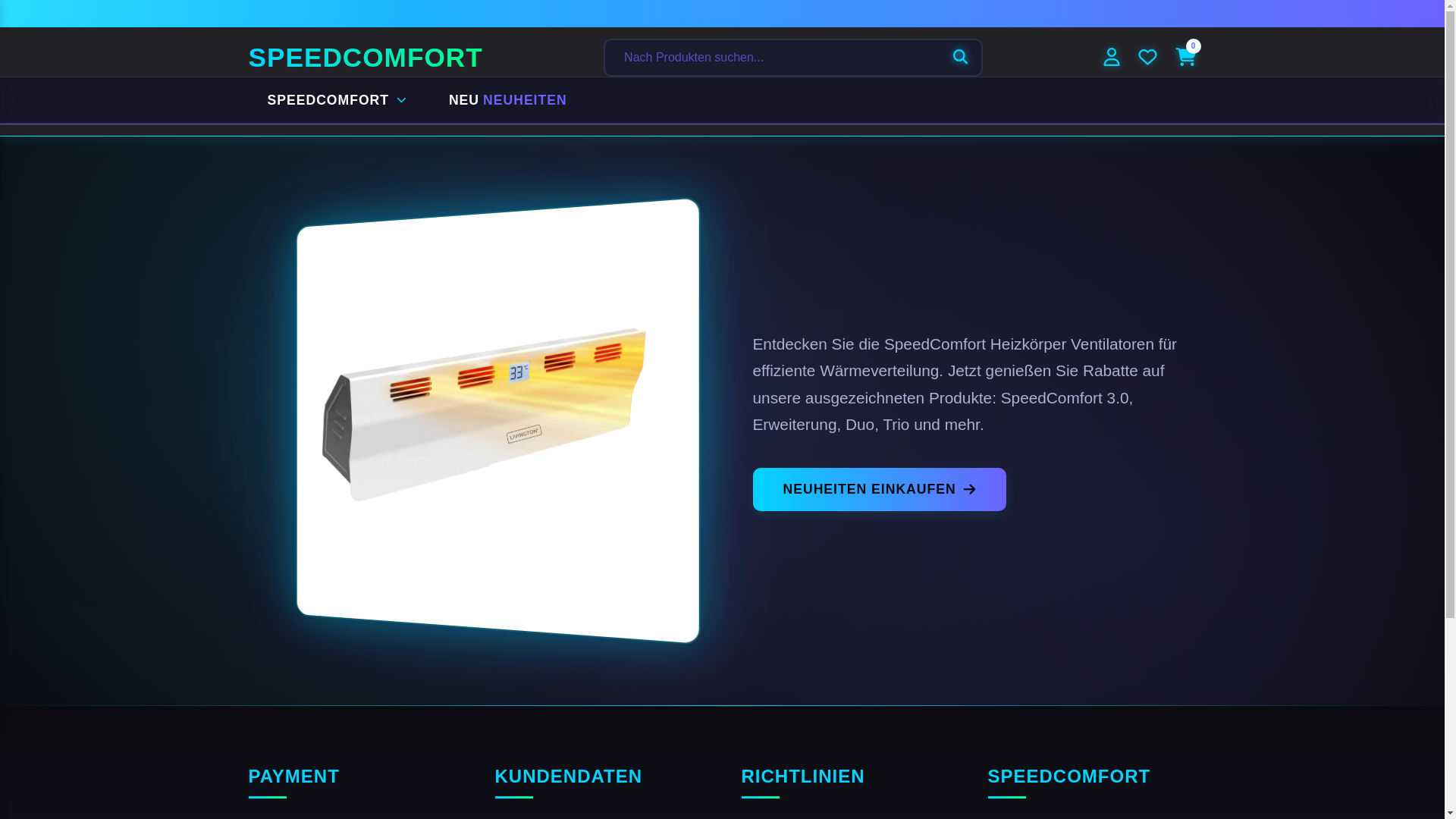 website screenshot of https://speedleagoods.shop/