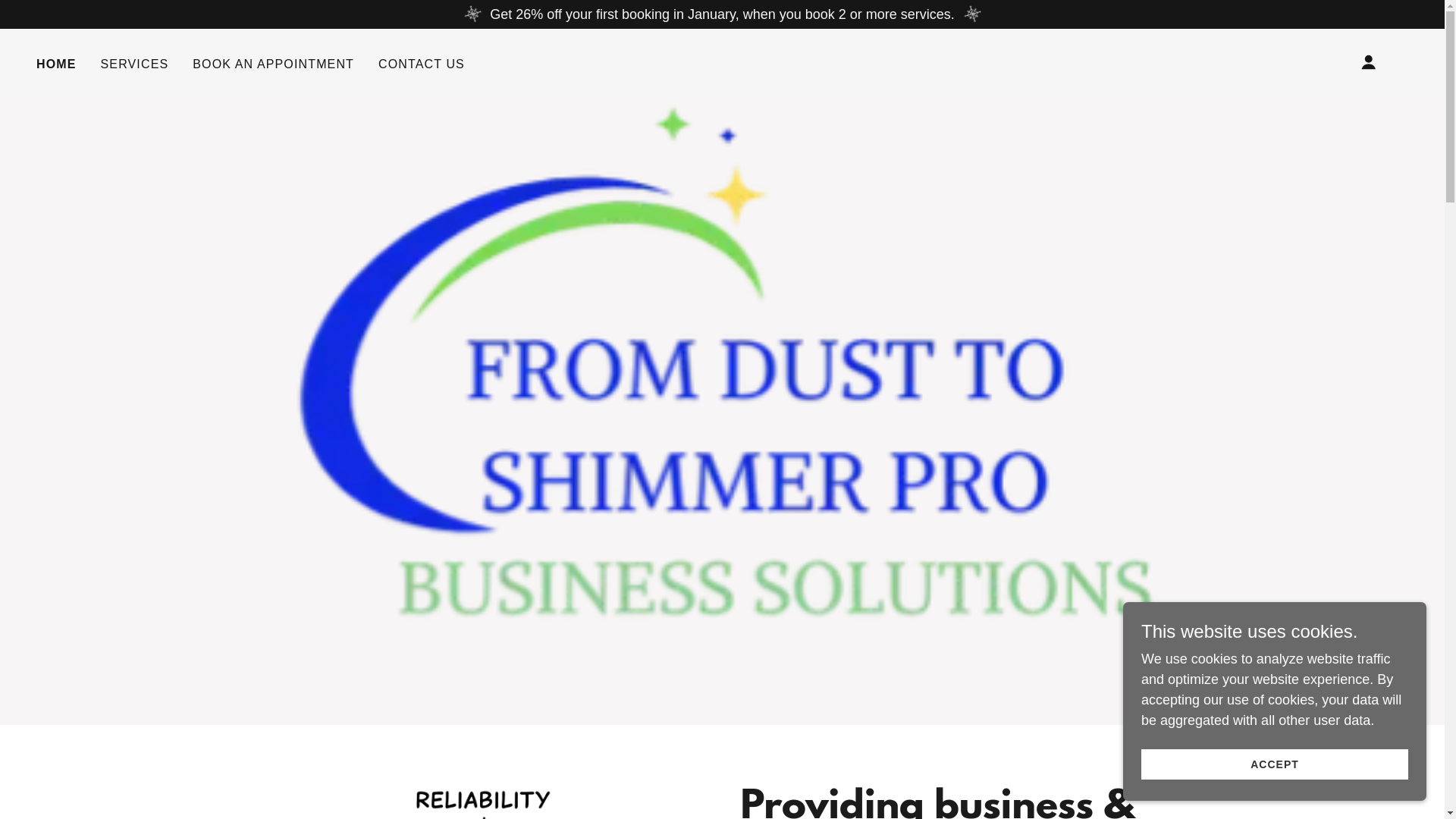website screenshot of https://fdtsprobusinesssolution.com/
