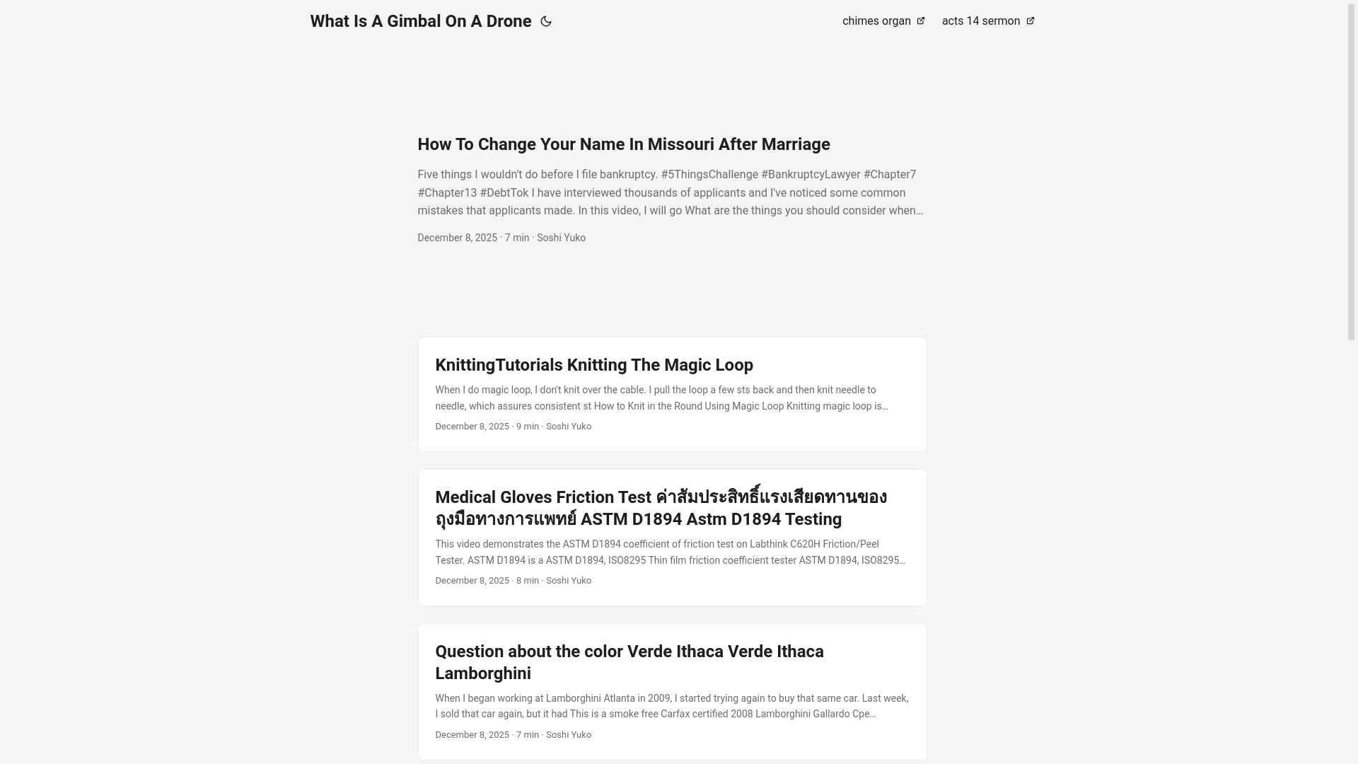 website screenshot of https://whatisagimbalonadrone.pages.dev/