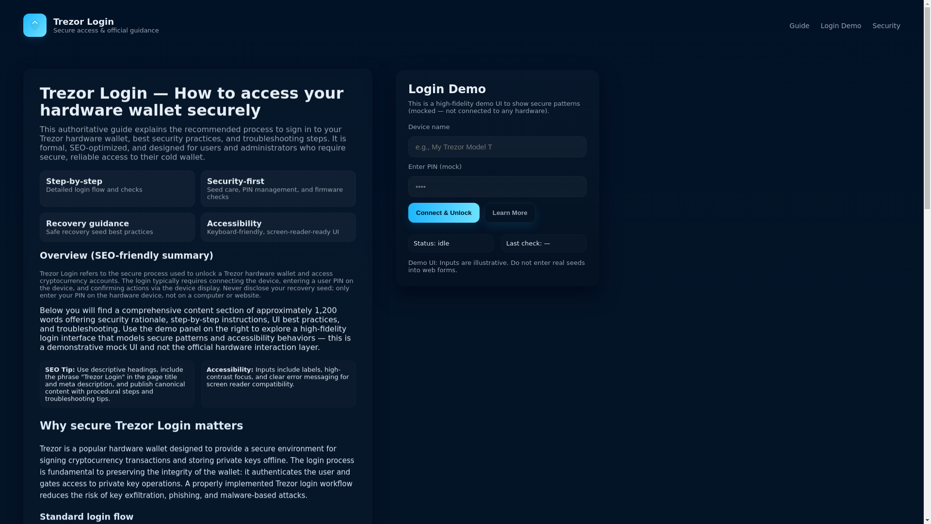 website screenshot of https://get-trzr-io-started-en.pages.dev/