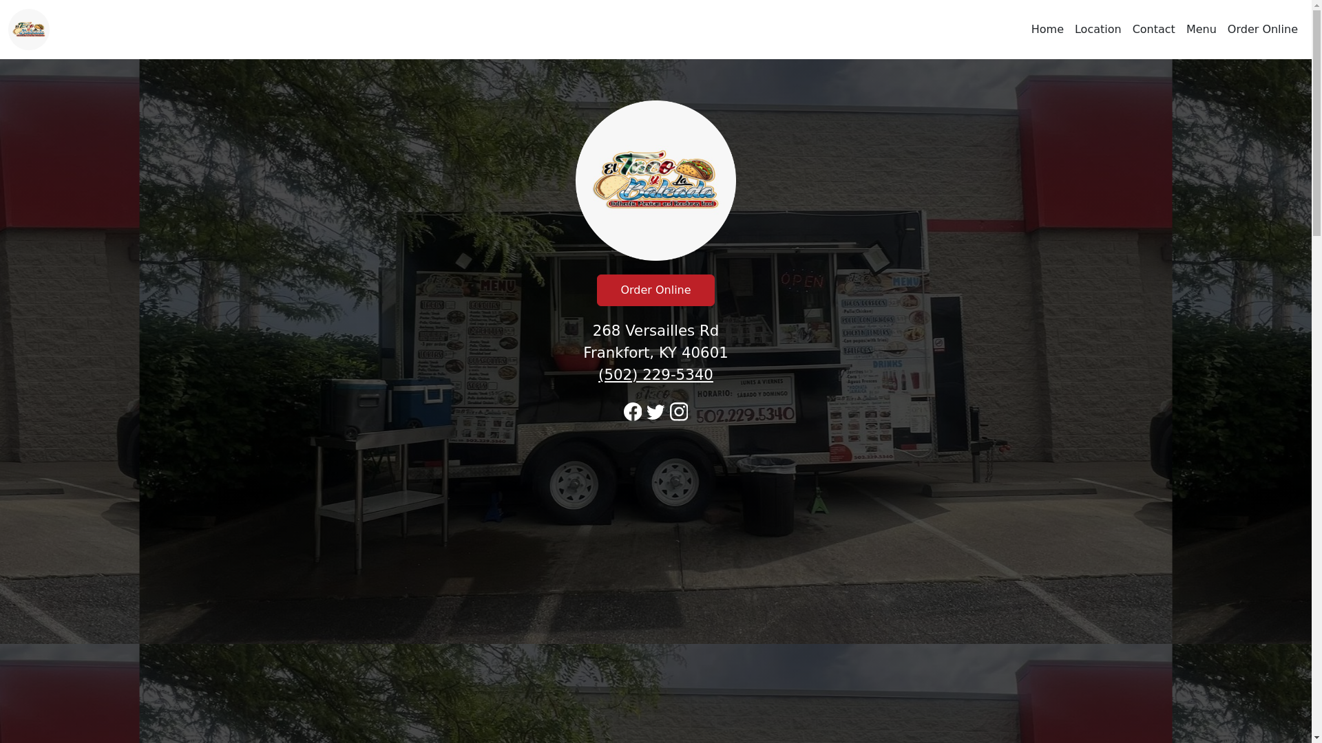 website screenshot of https://eltacoylabaleadaky.com/