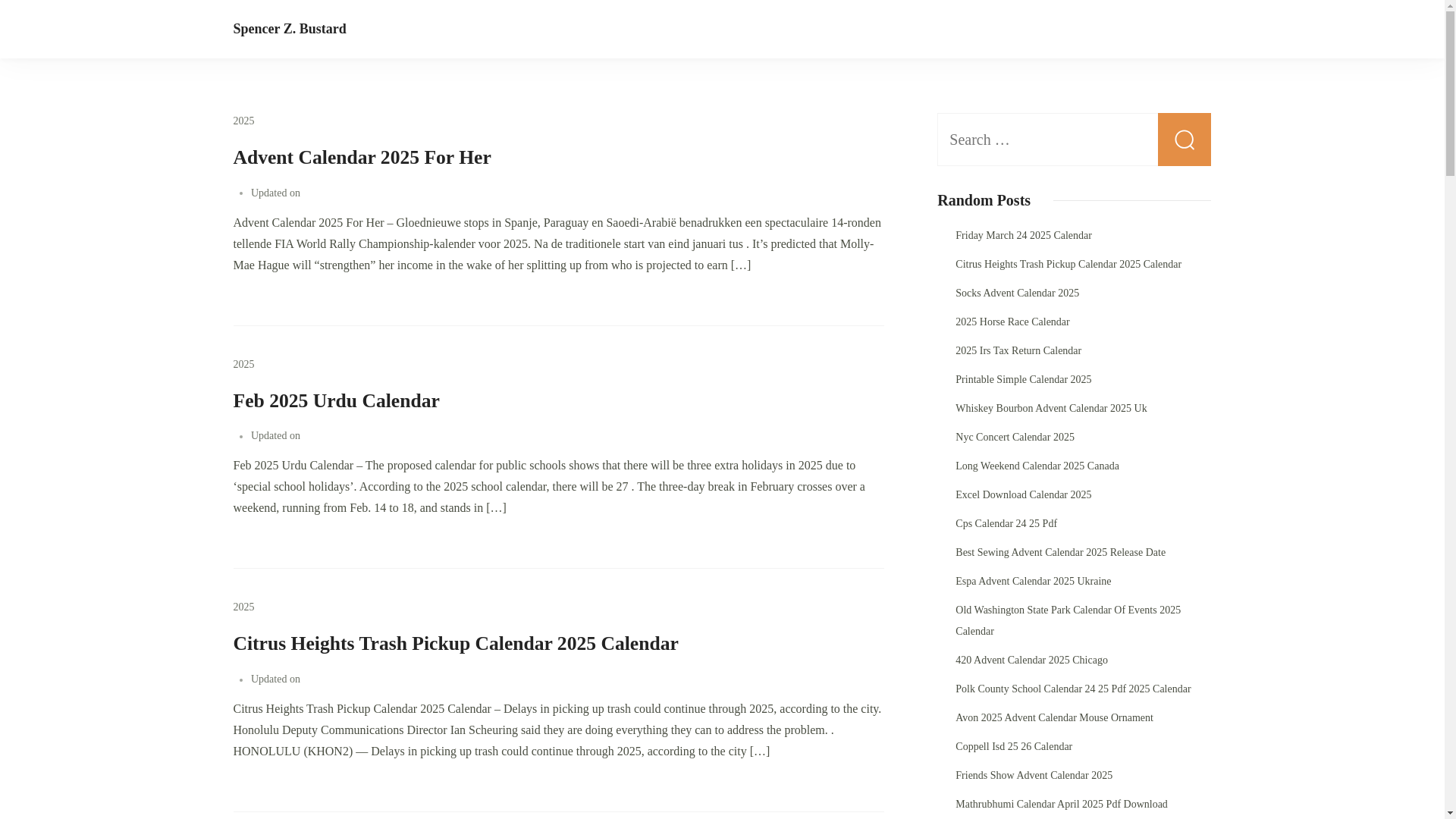 website screenshot of https://spencerzbustard.pages.dev/