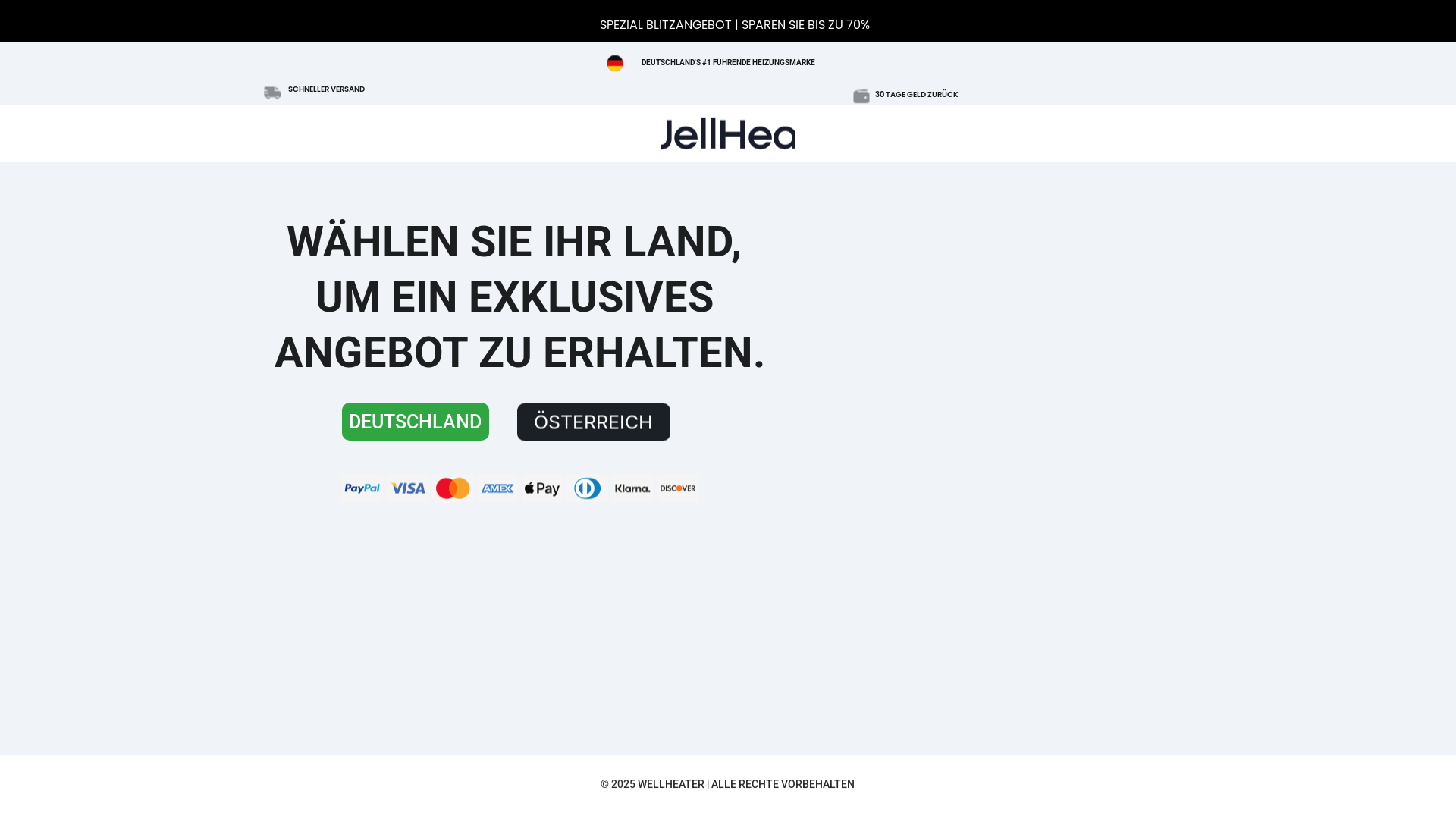 website screenshot of https://wellheater-angebot.shop/