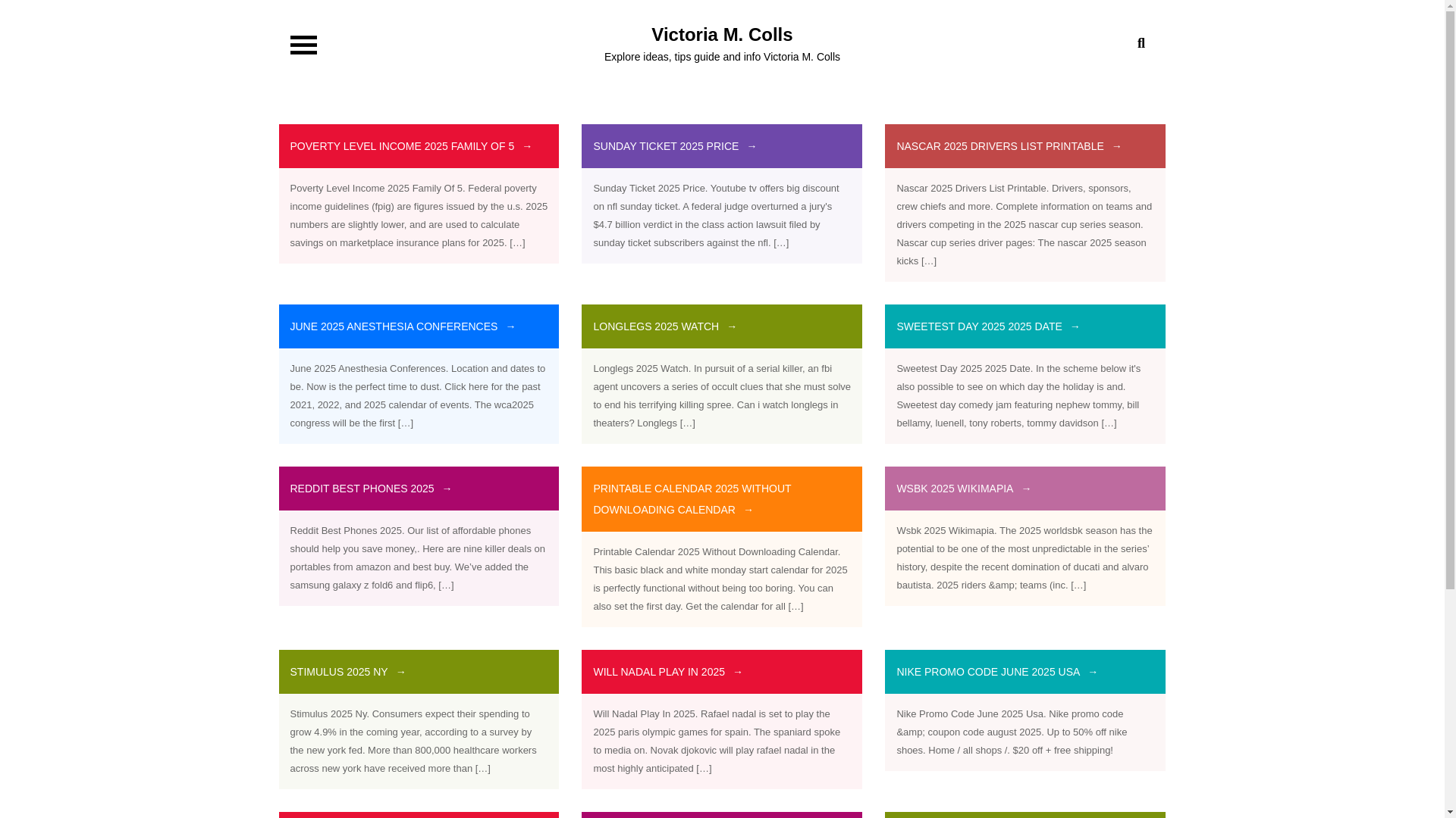 website screenshot of https://victoriamcolls.pages.dev/