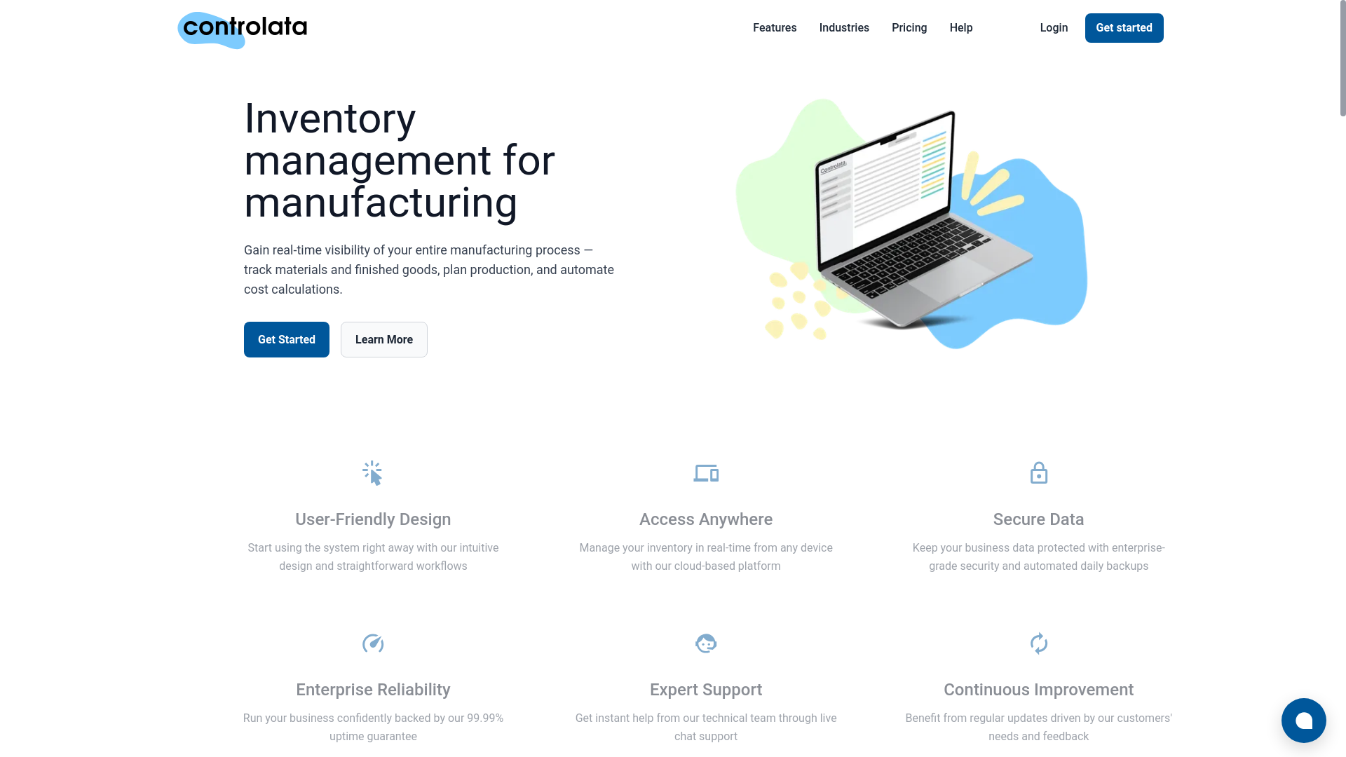 website screenshot of https://controlata-en.pages.dev/