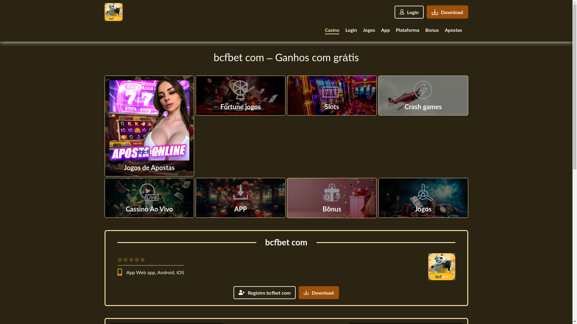 website screenshot of https://pg-bcfbet.com/