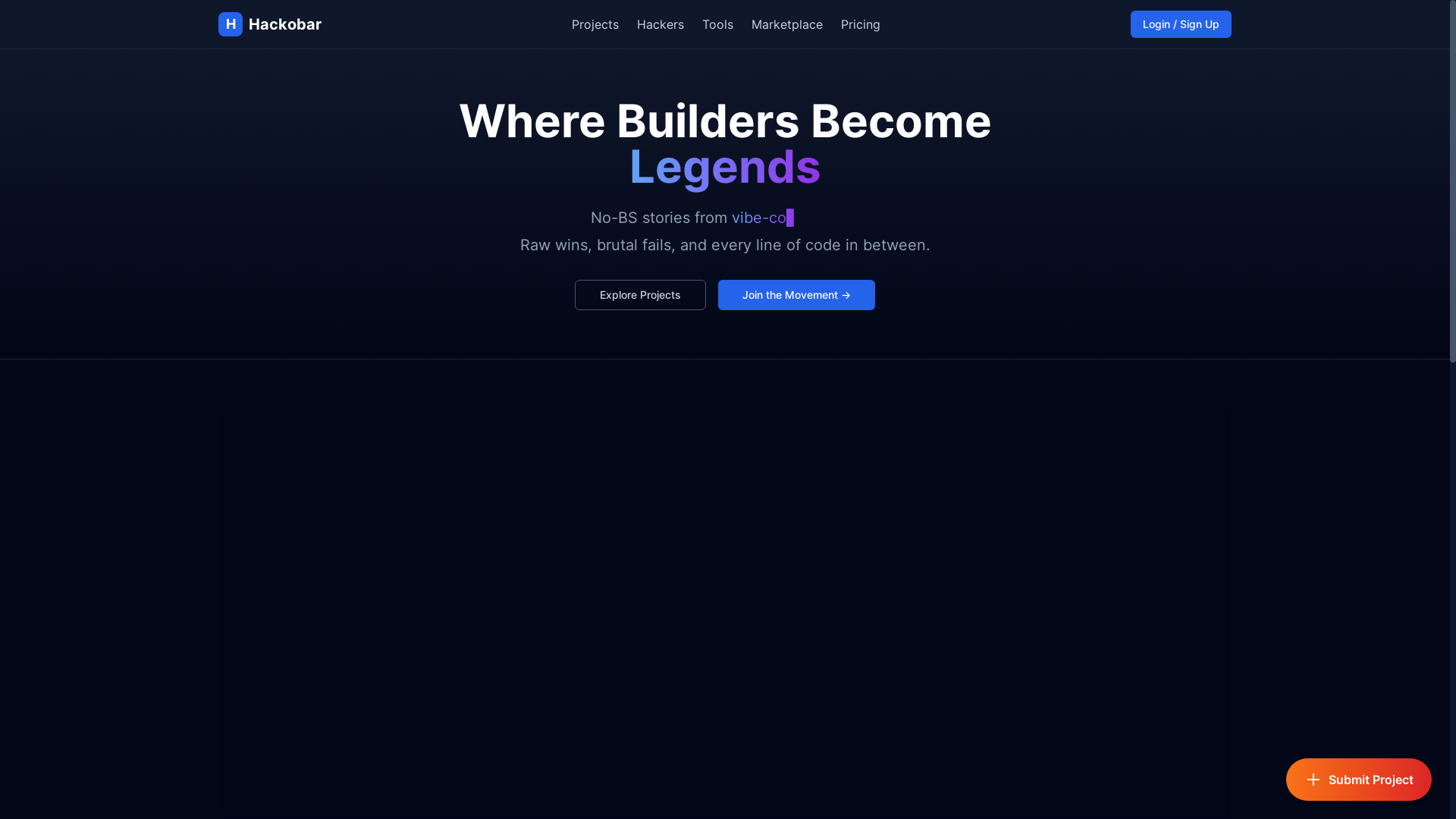 website screenshot of https://hackobar.pages.dev/