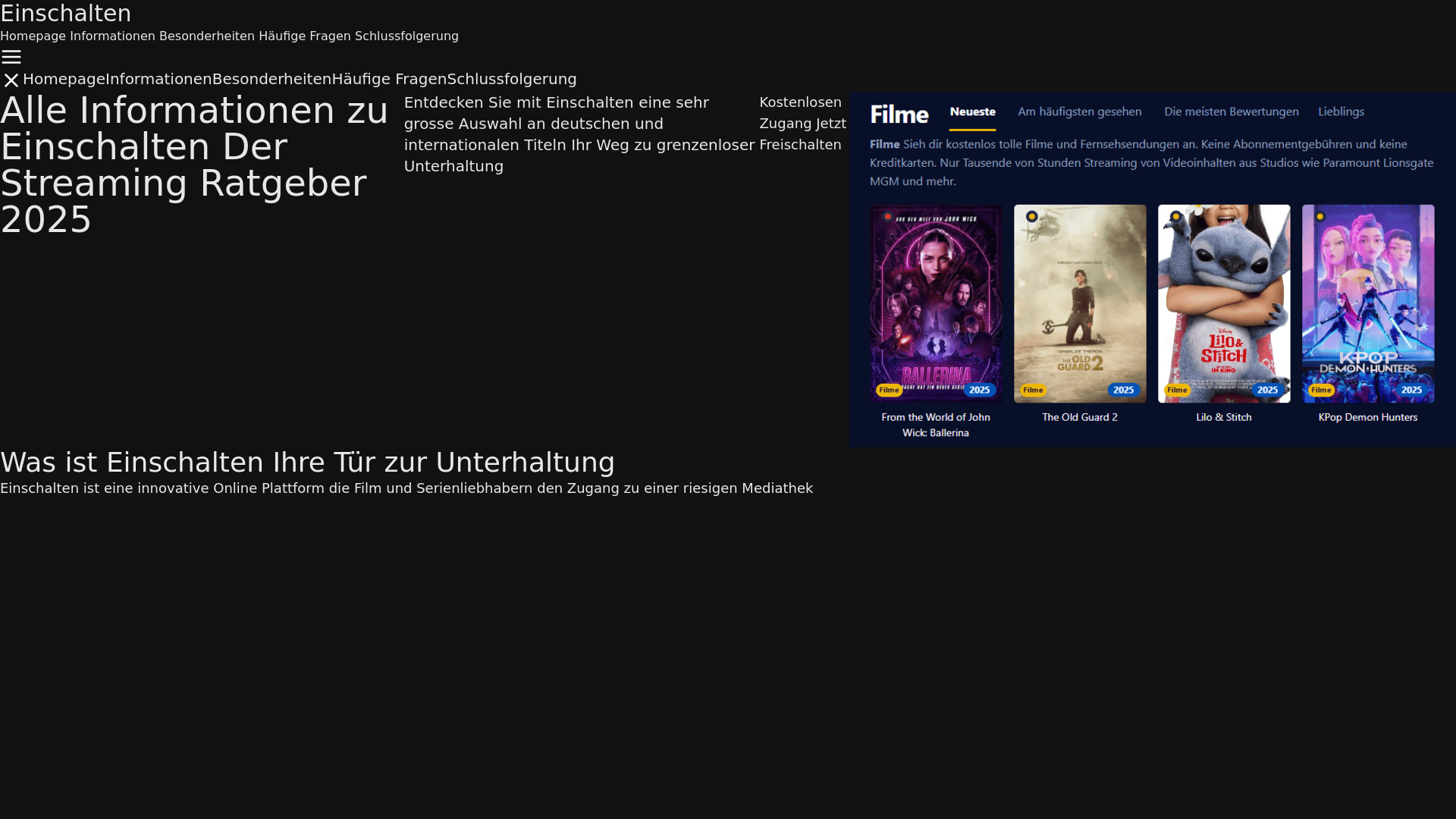 website screenshot of https://einschalten-skes.pages.dev/