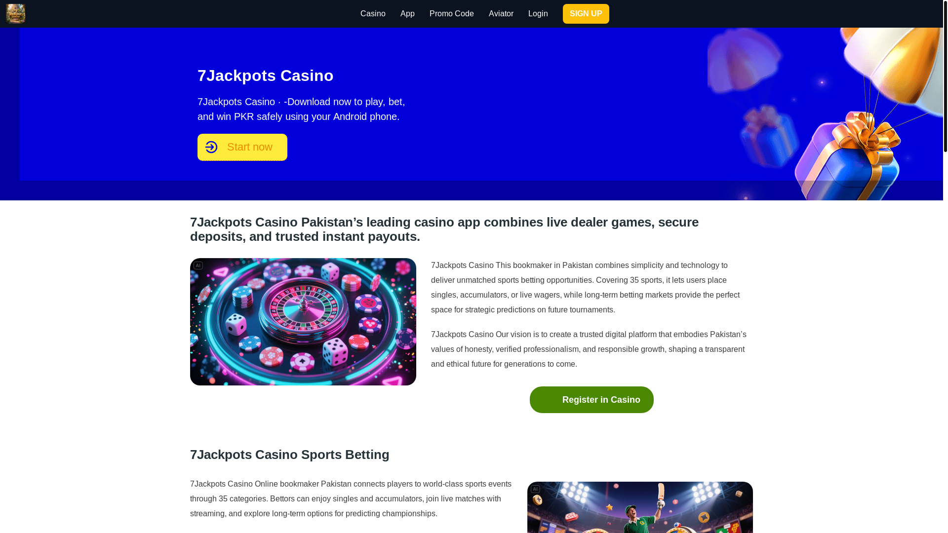 website screenshot of https://7jackpotscasinof.com/