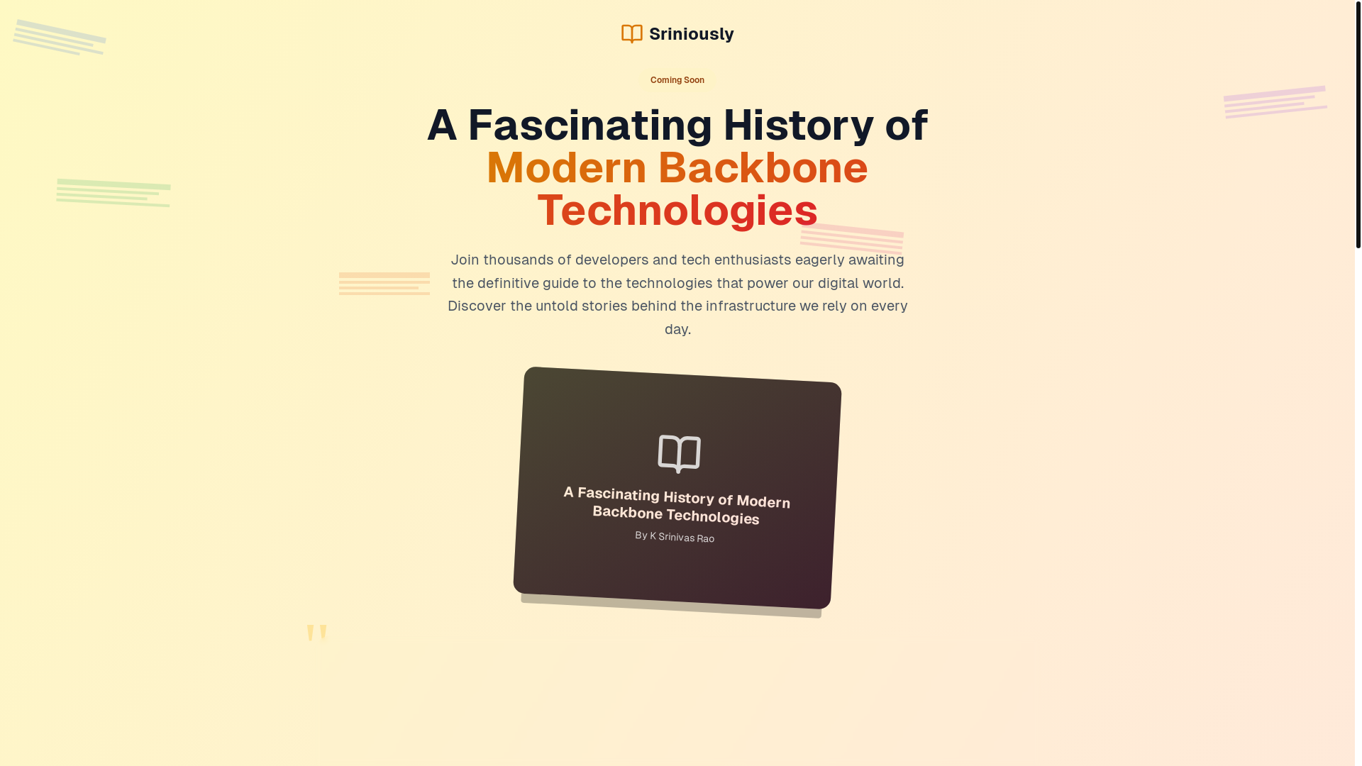 website screenshot of https://fascinatingtechhistory.xyz/
