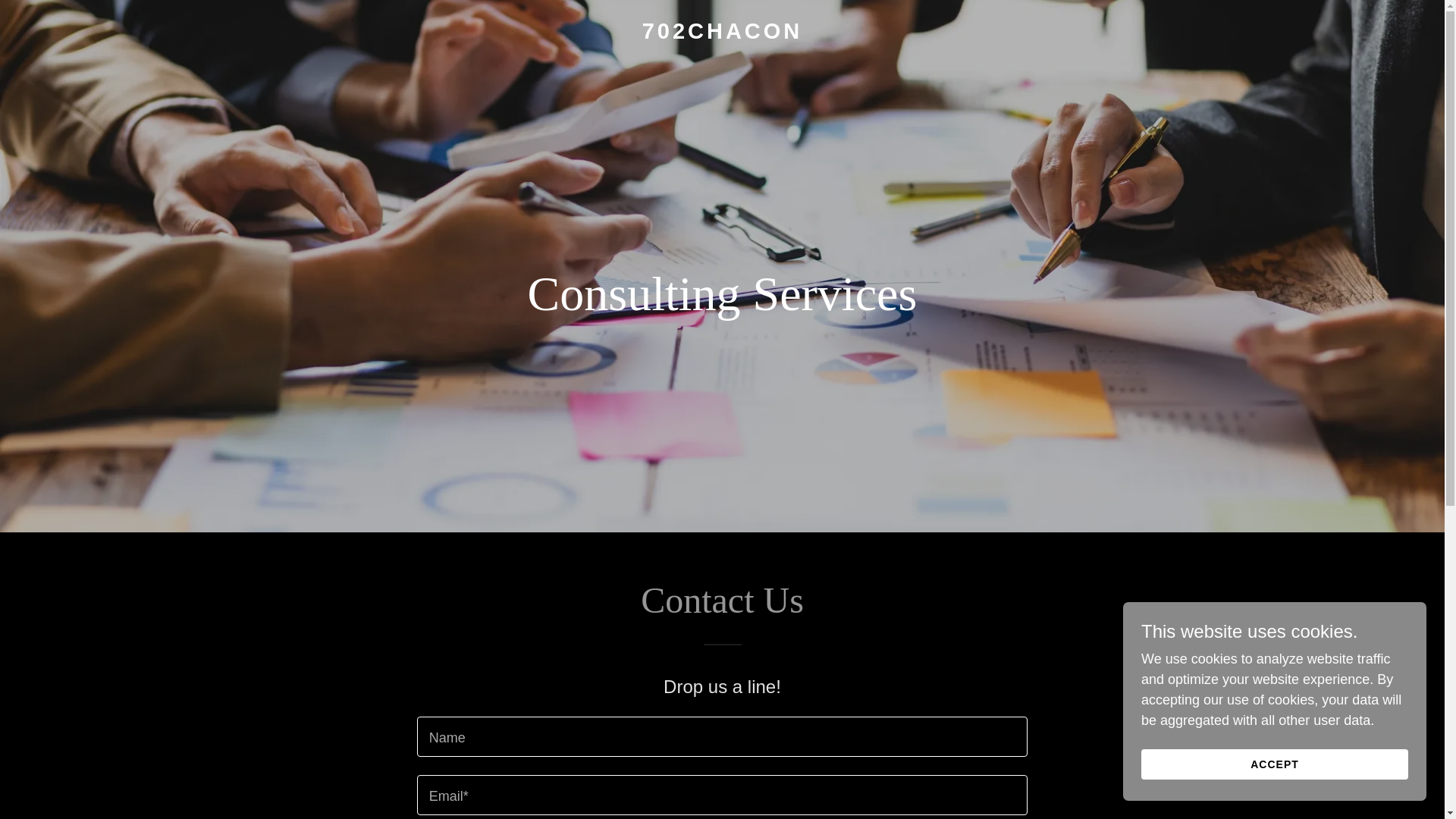 website screenshot of https://702chacon.com/