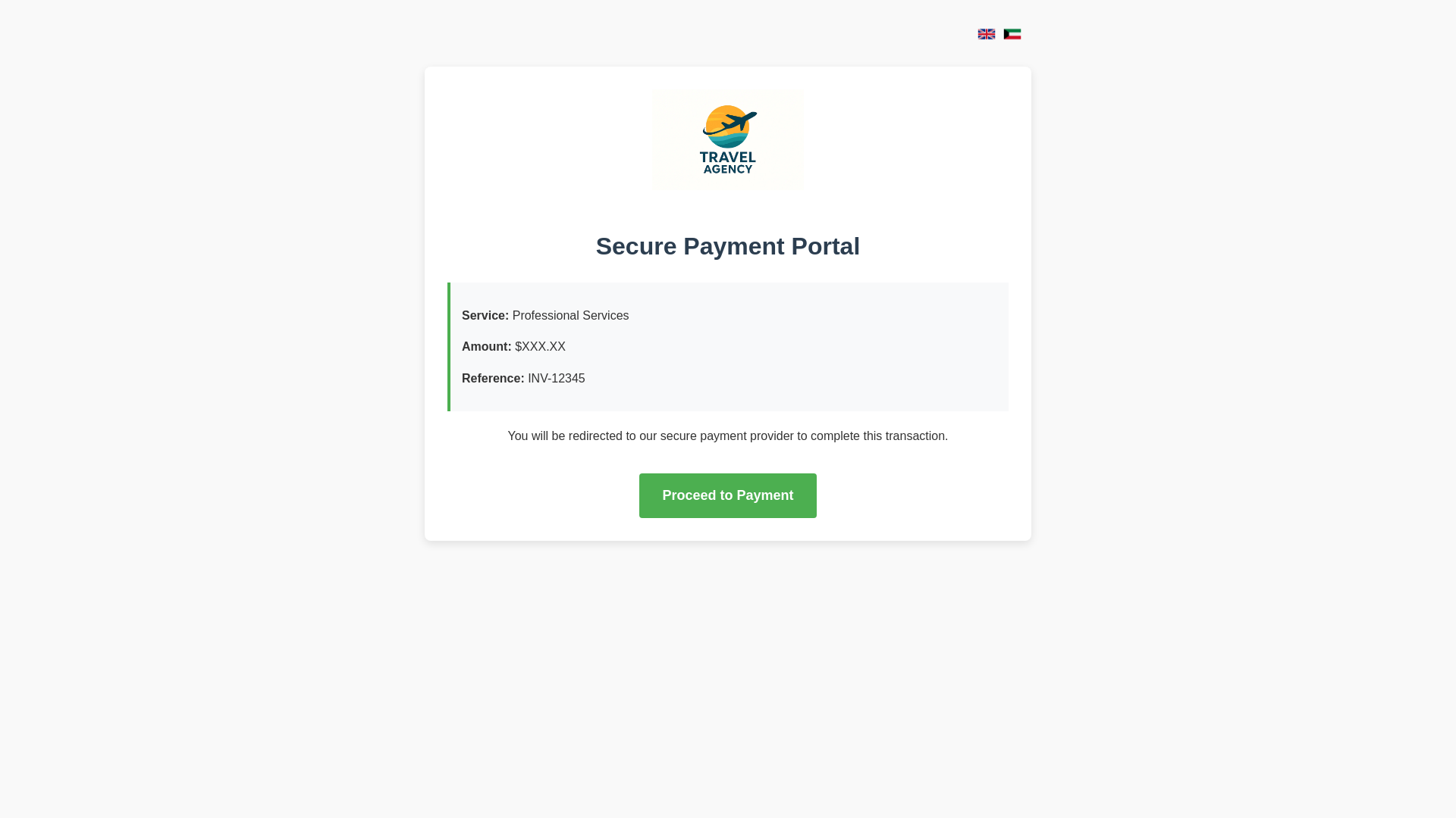 website screenshot of https://payment-travyass-l1n2k.kinsta.page