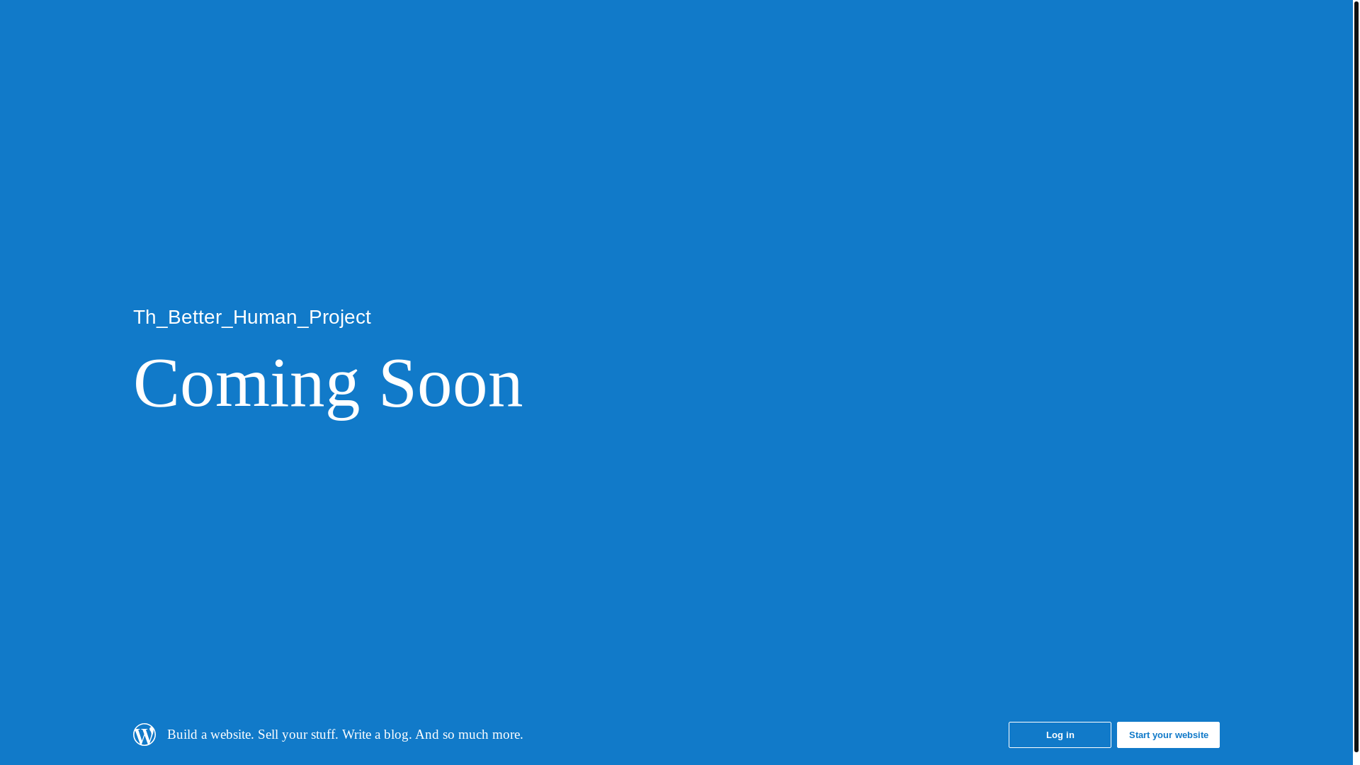 website screenshot of https://thebetterhumanproject.blog/