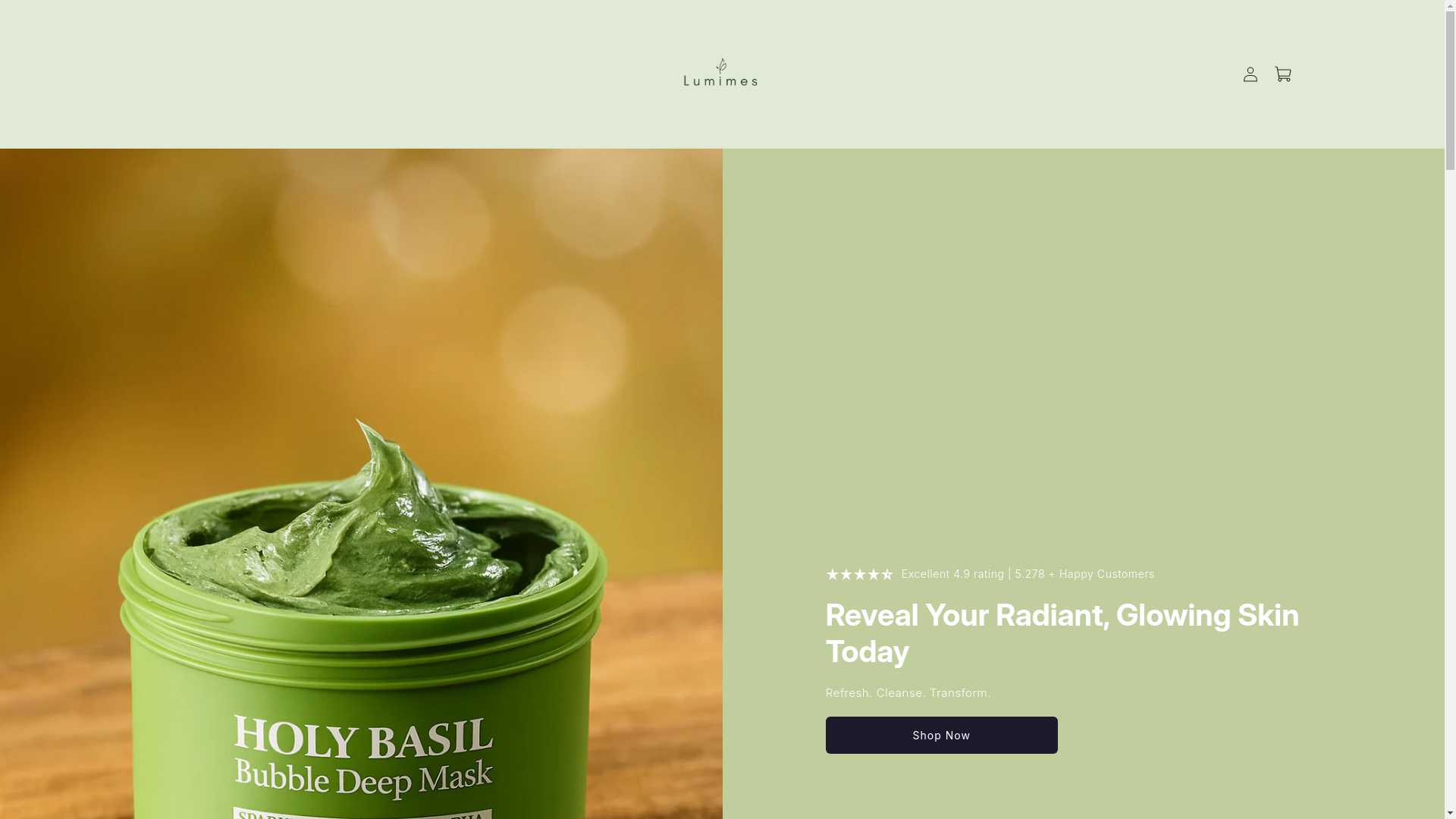 website screenshot of https://lumimes.com/