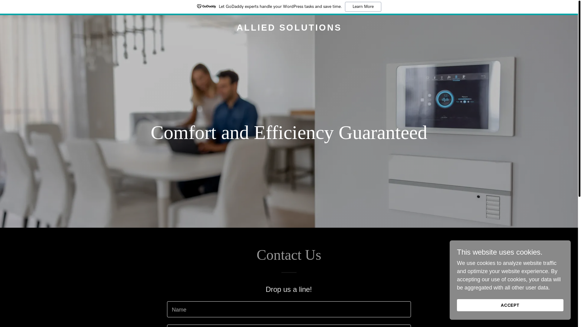website screenshot of https://alliedactx.com/